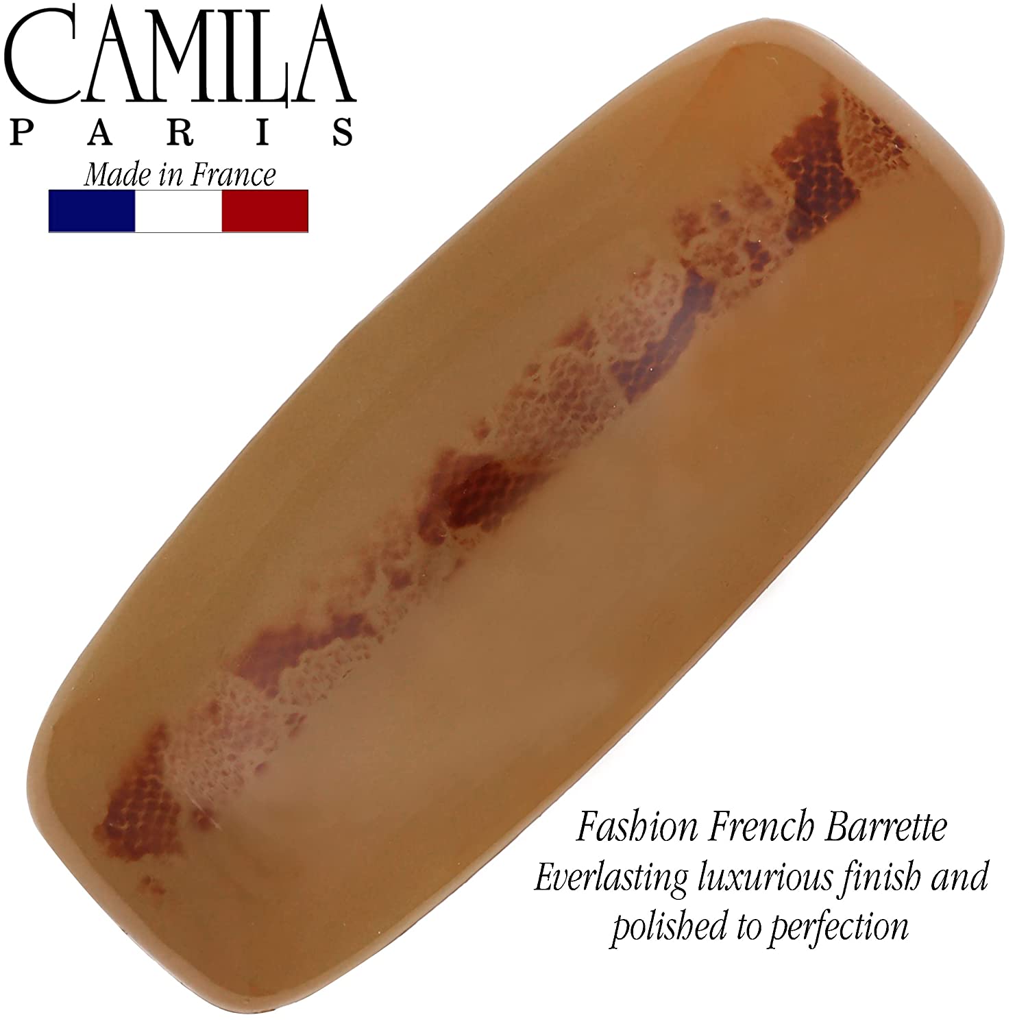 Camila Paris French barrette cellulose acetate