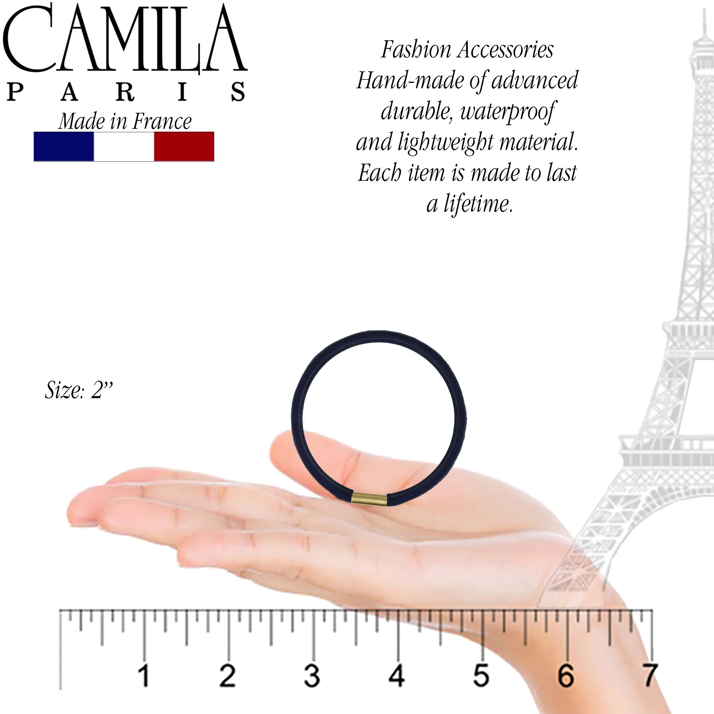 Camila Paris French hair tie cellulose acetate