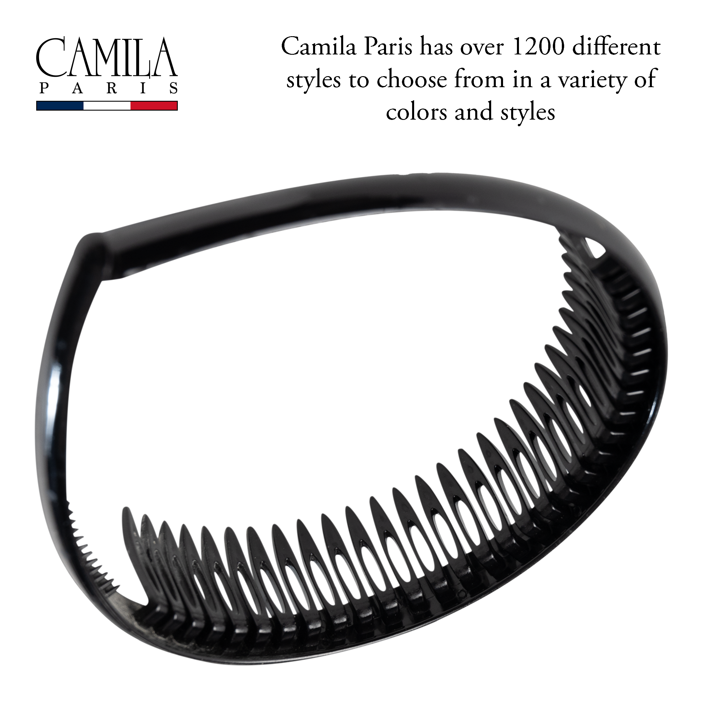 Camila Paris French headband cellulose acetate