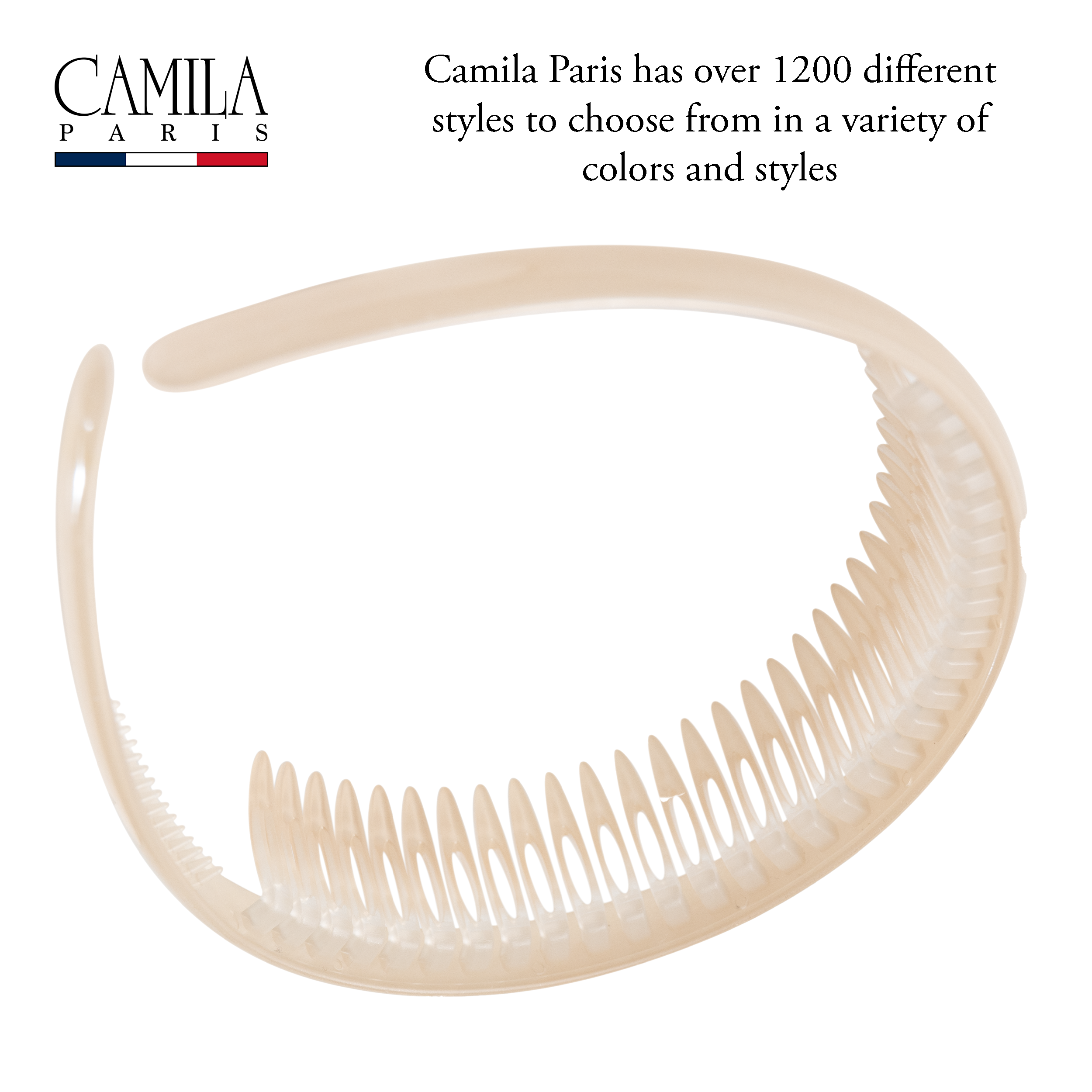 Camila Paris French headband cellulose acetate