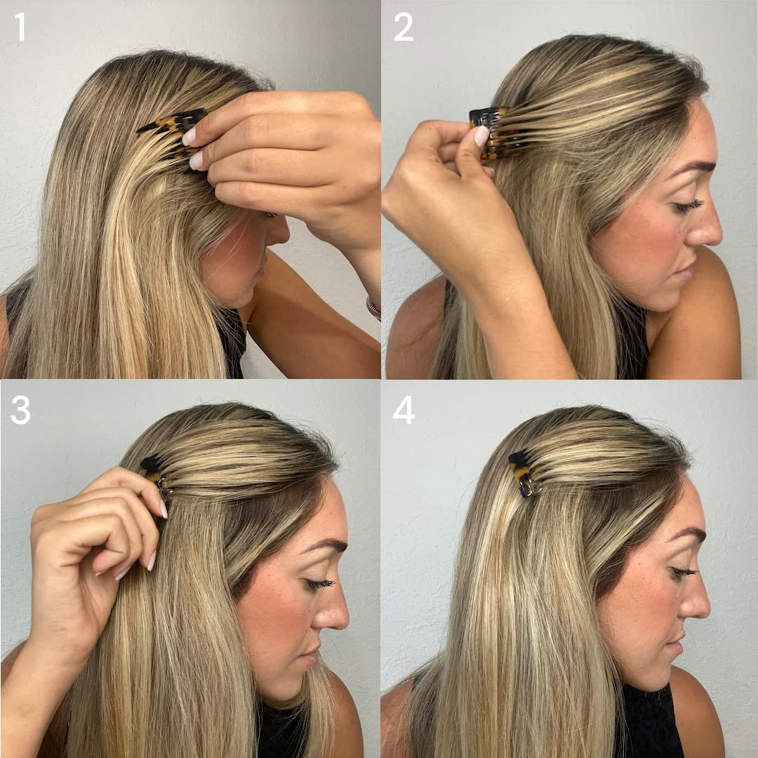 Camila Paris Detangling French side comb cellulose acetate handmade