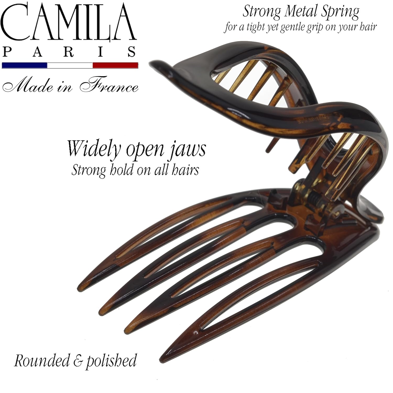 Camila Paris Tokyo French hair clip cellulose acetate