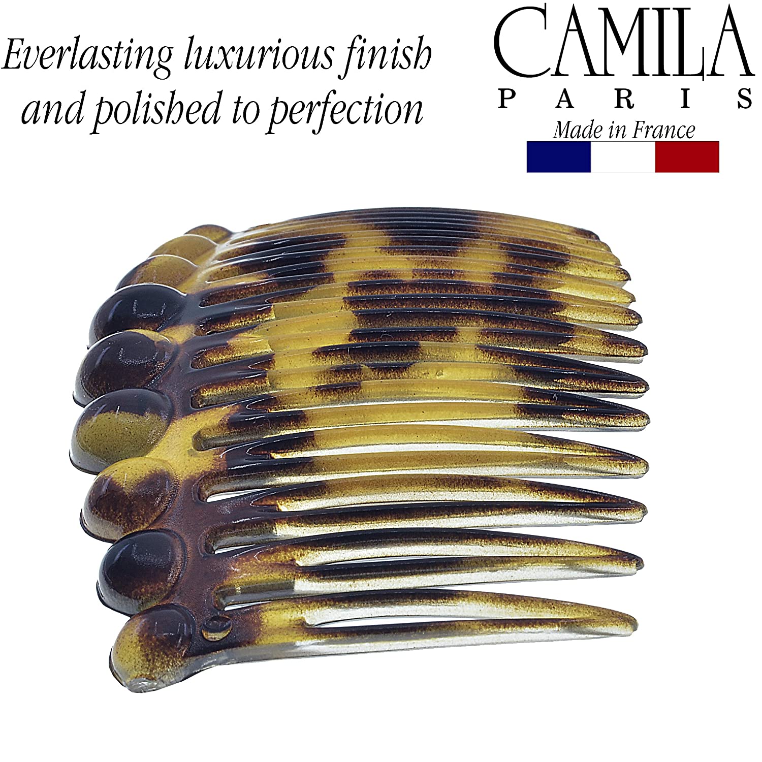 Camila Paris Detangling French side comb cellulose acetate