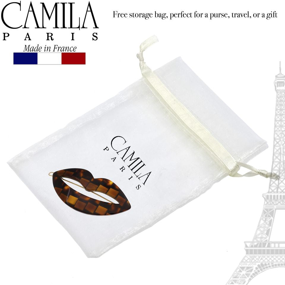 Camila Paris French barrette cellulose acetate handmade