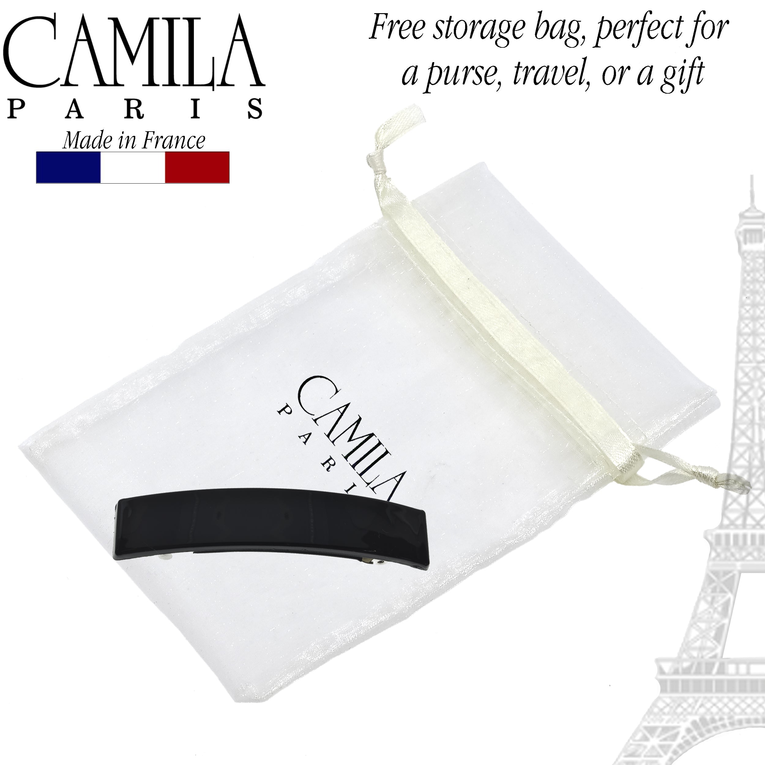 Camila Paris 4.25" French barrette cellulose acetate