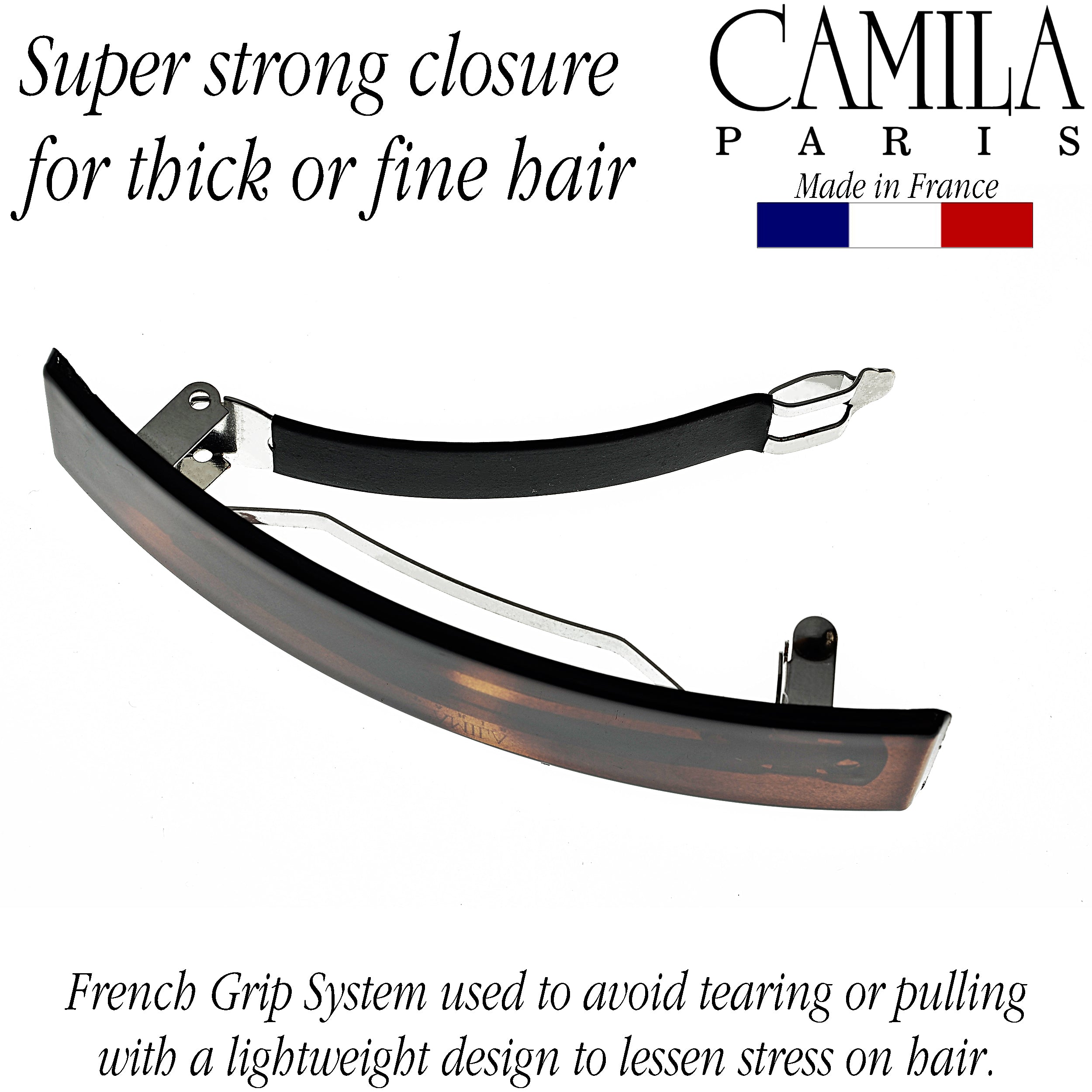 Camila Paris 3.5" French barrette cellulose acetate