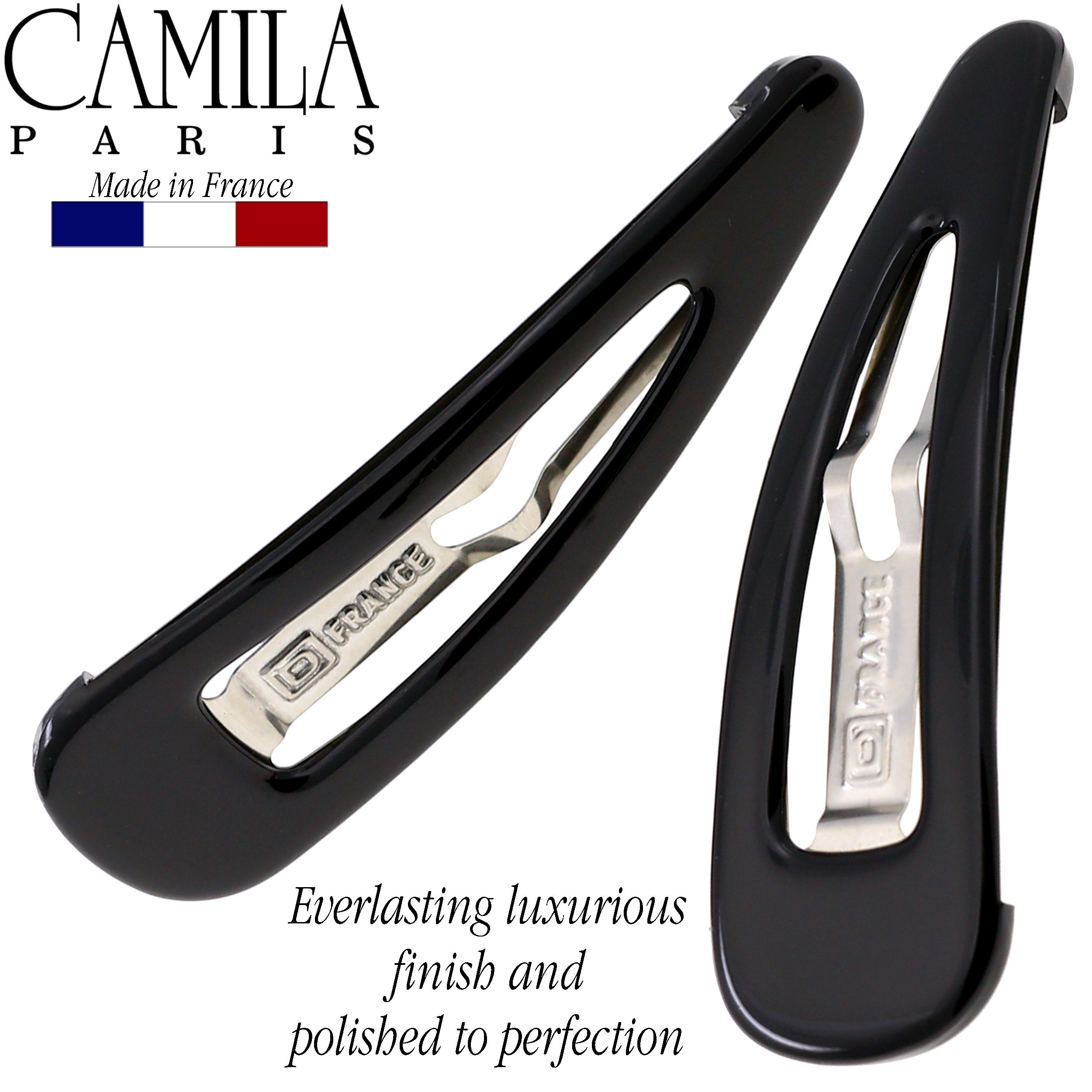 Camila Paris French barrette cellulose acetate