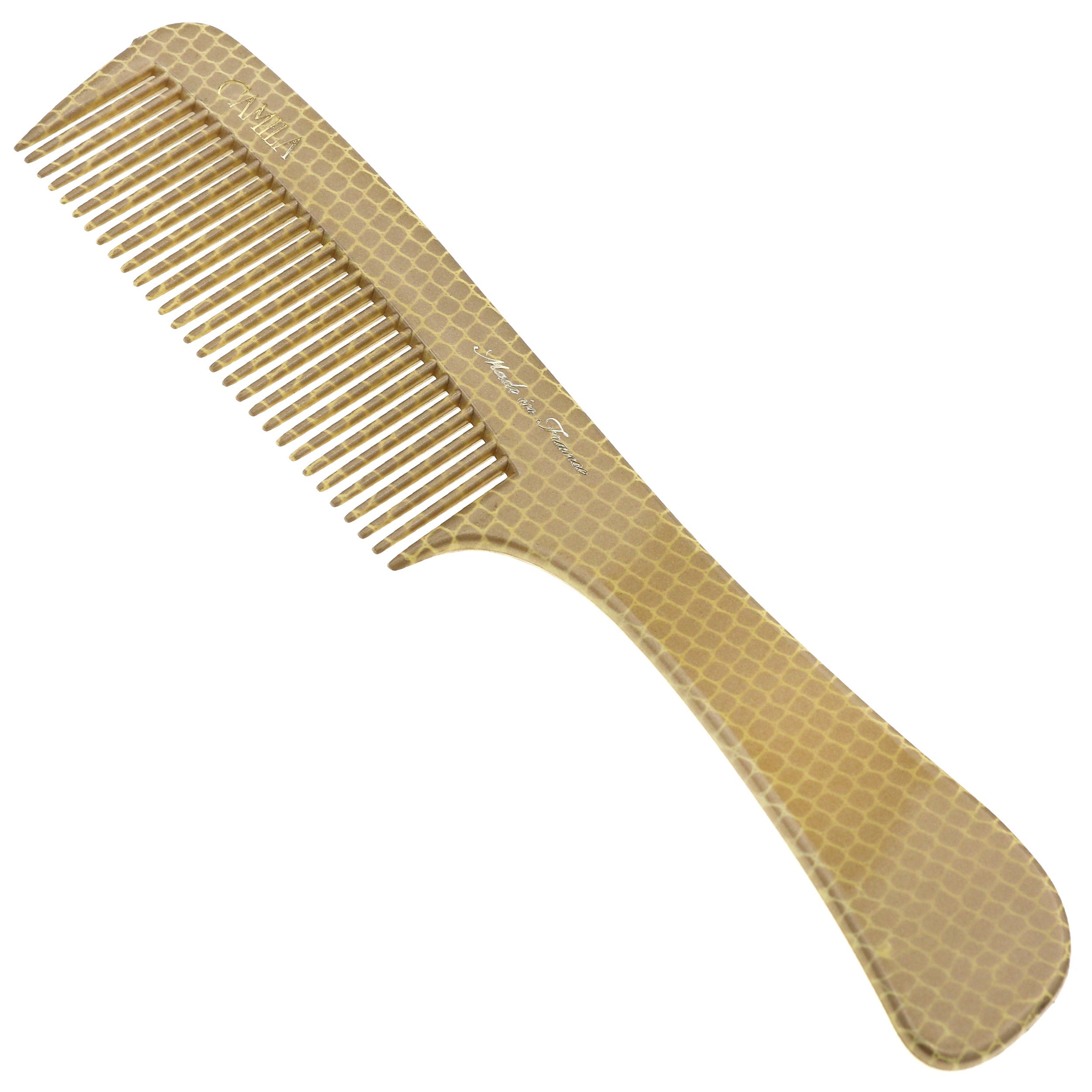 Camila Paris Nude French comb cellulose acetate