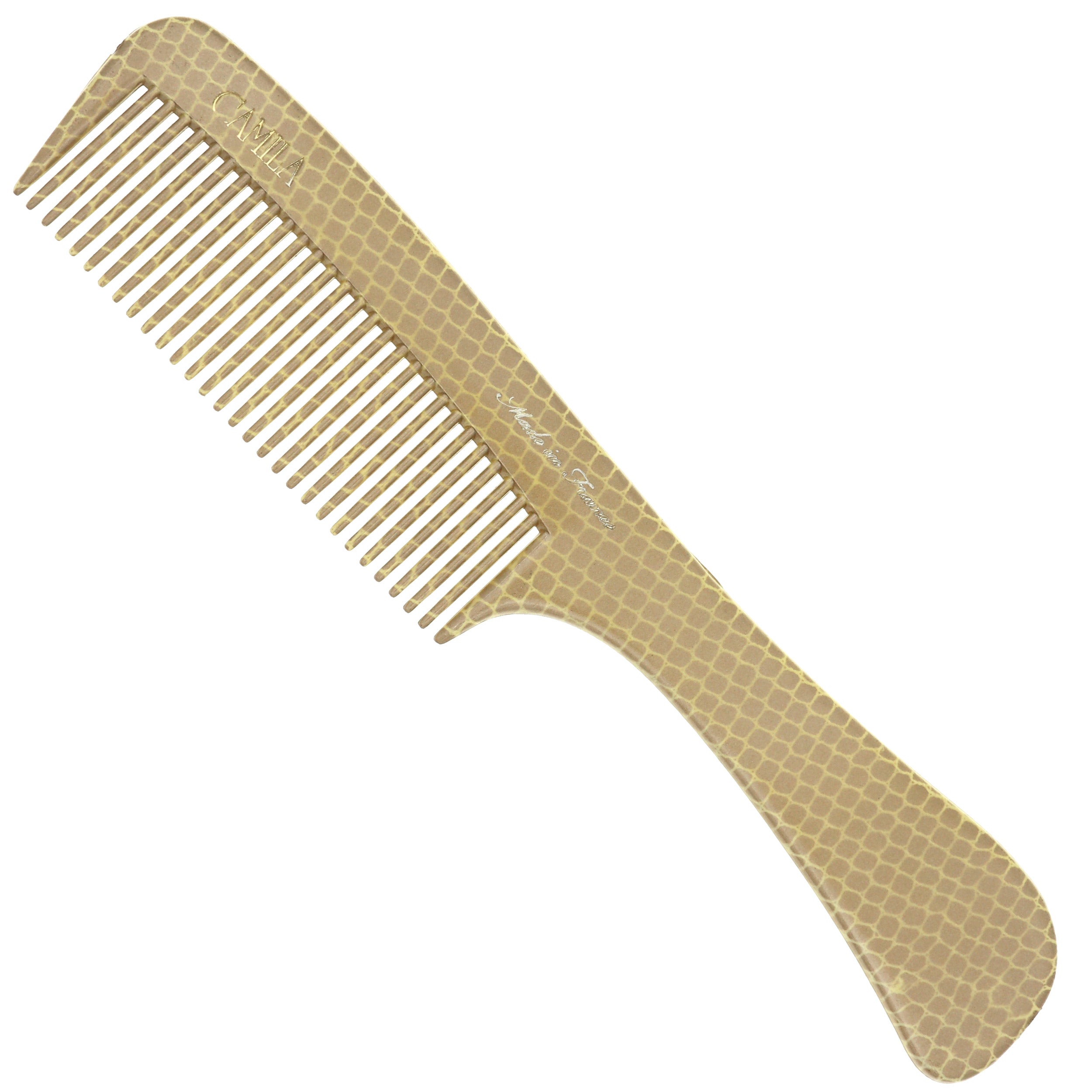 Camila Paris Nude French comb cellulose acetate