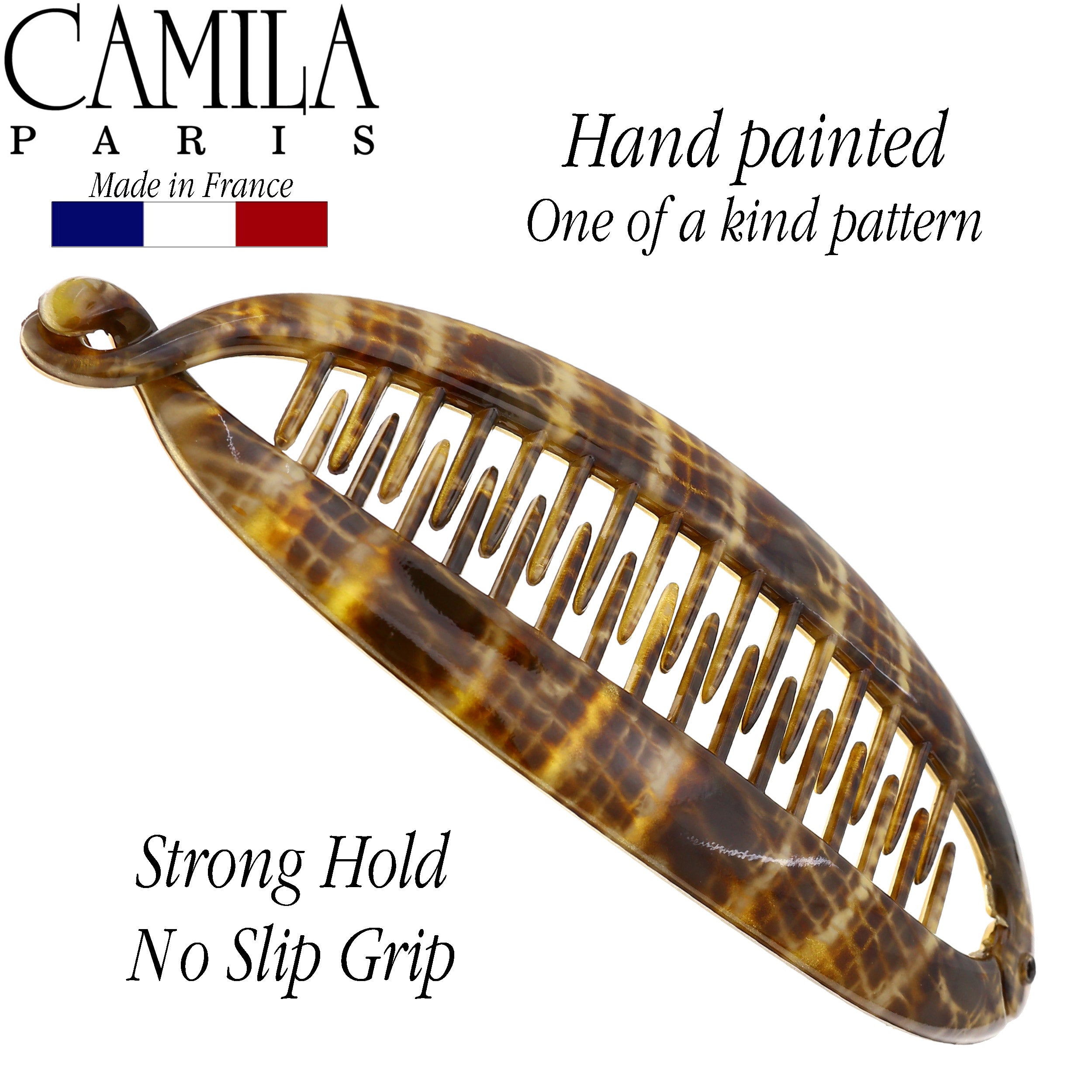 Camila Paris French banana clip cellulose acetate