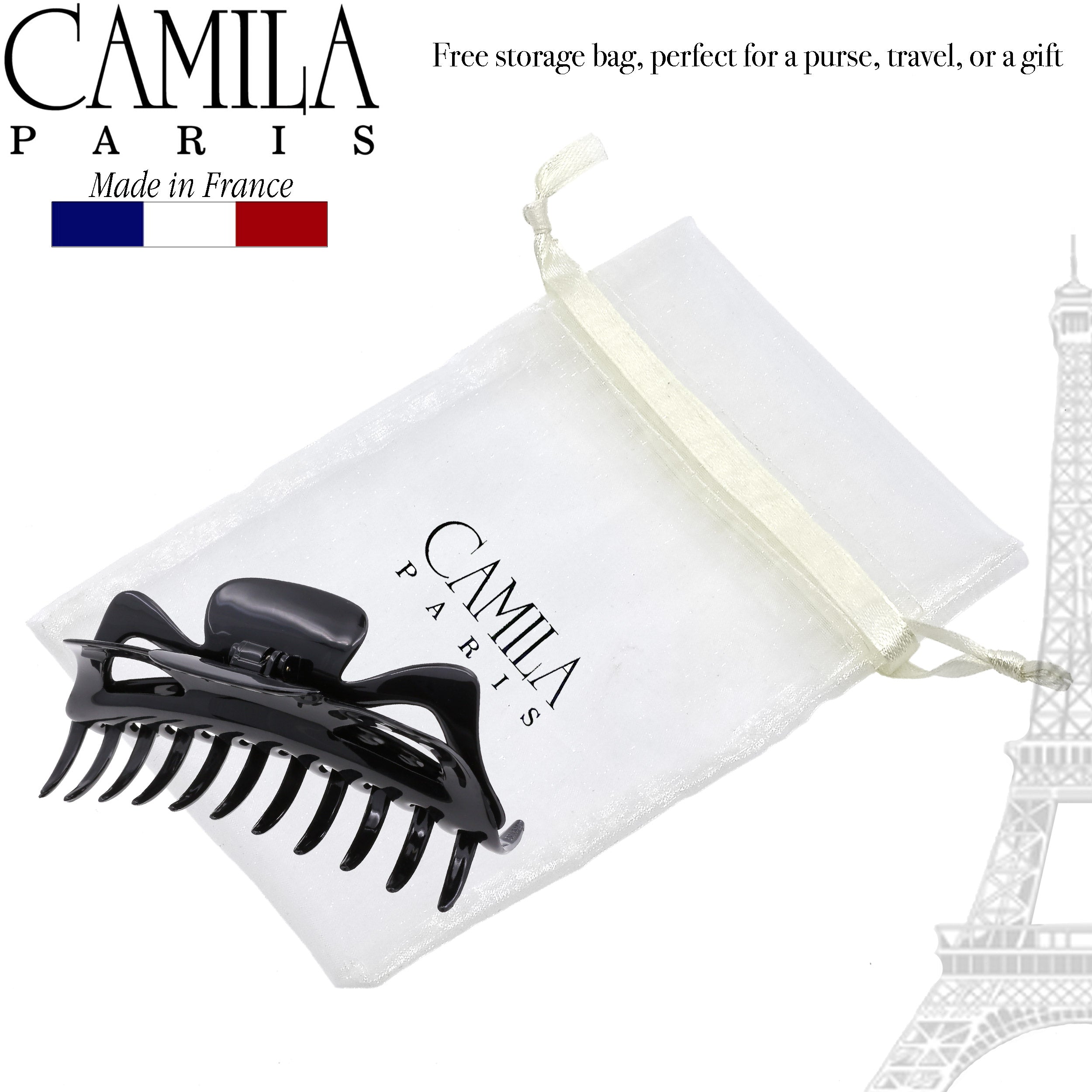Camila Paris Elizabeth French hair clip cellulose acetate