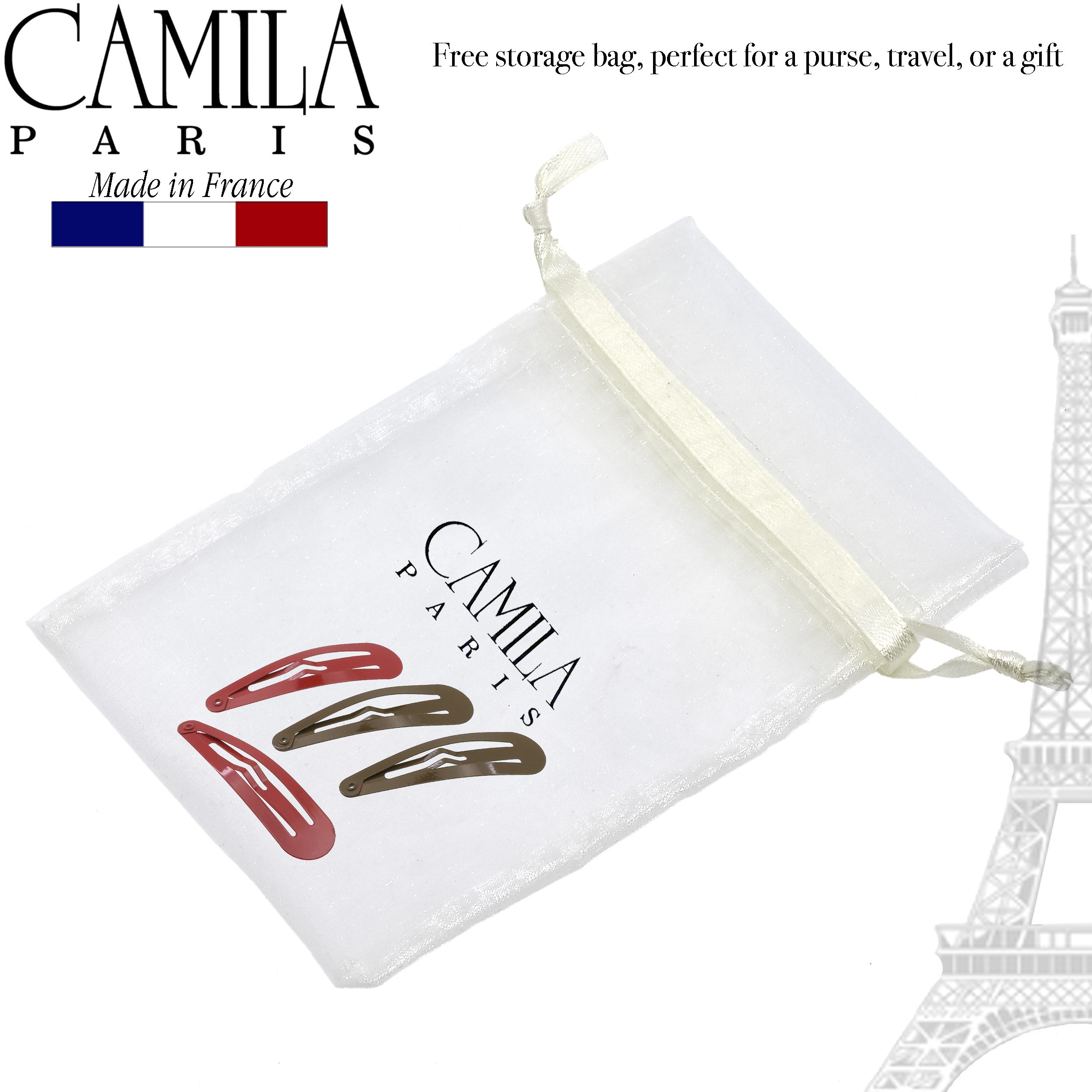 Camila Paris French barrette cellulose acetate