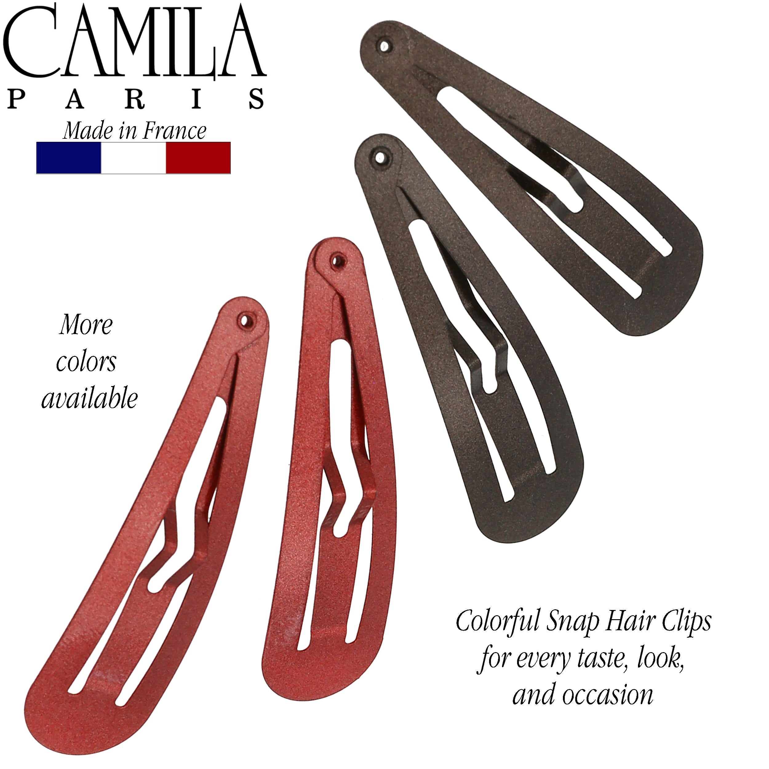 Camila Paris French barrette cellulose acetate