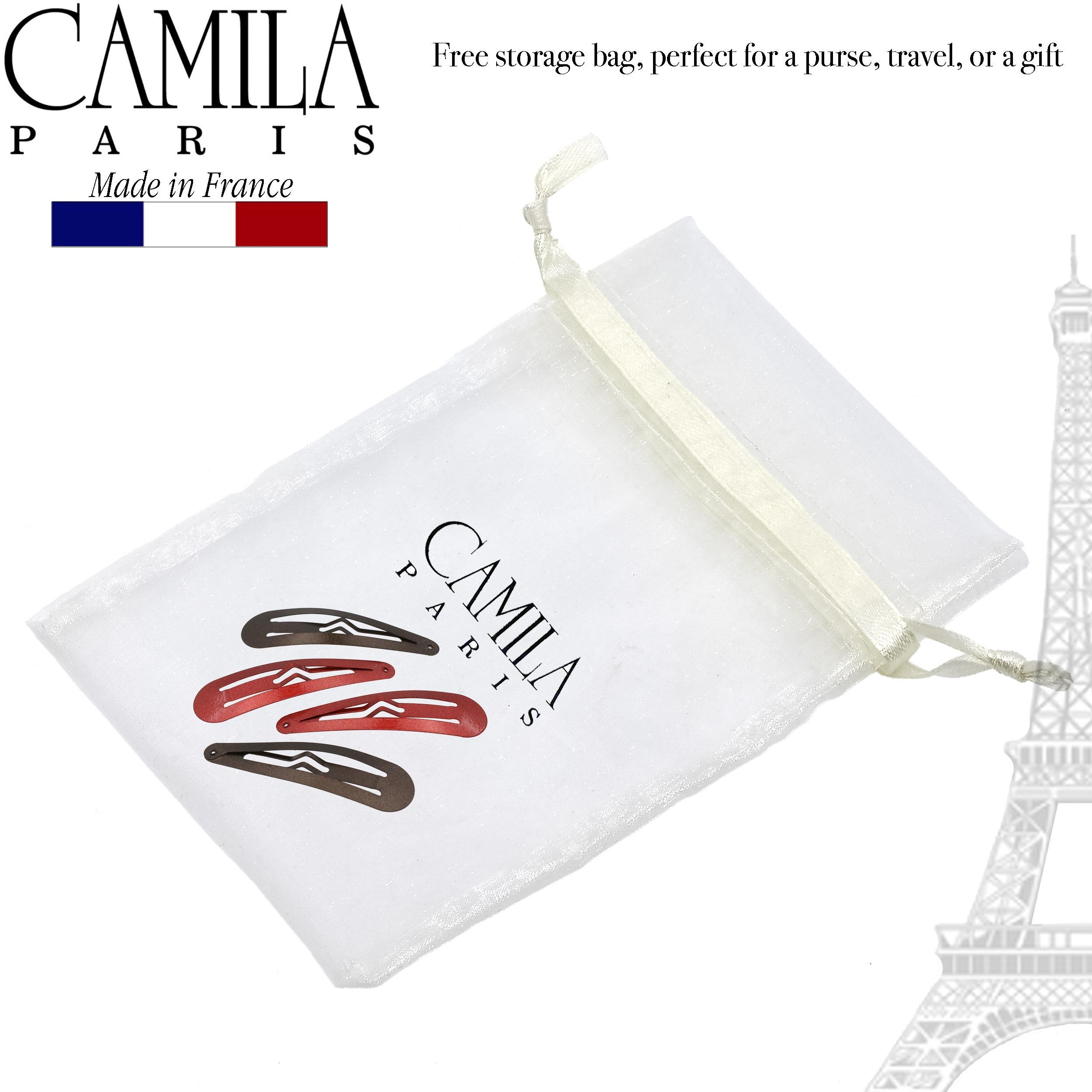 Camila Paris French barrette cellulose acetate
