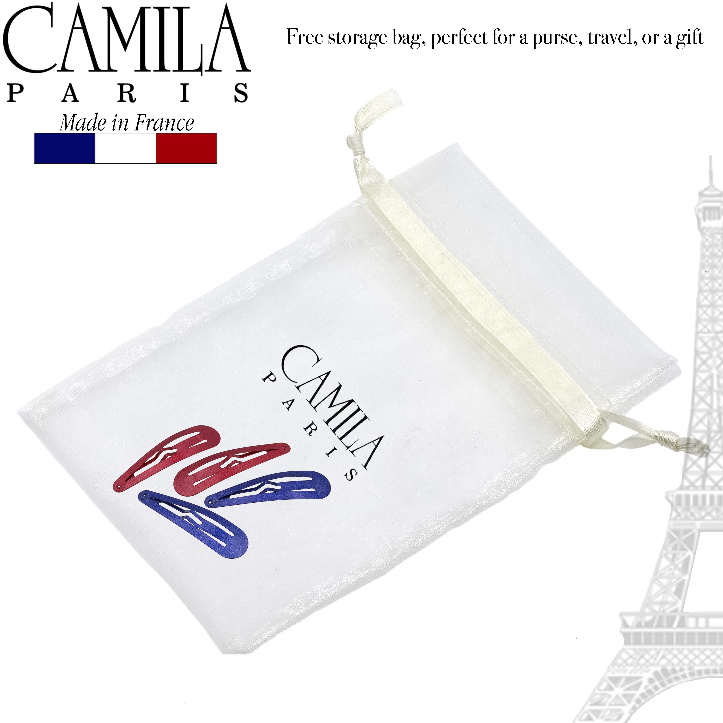 Camila Paris French barrette cellulose acetate