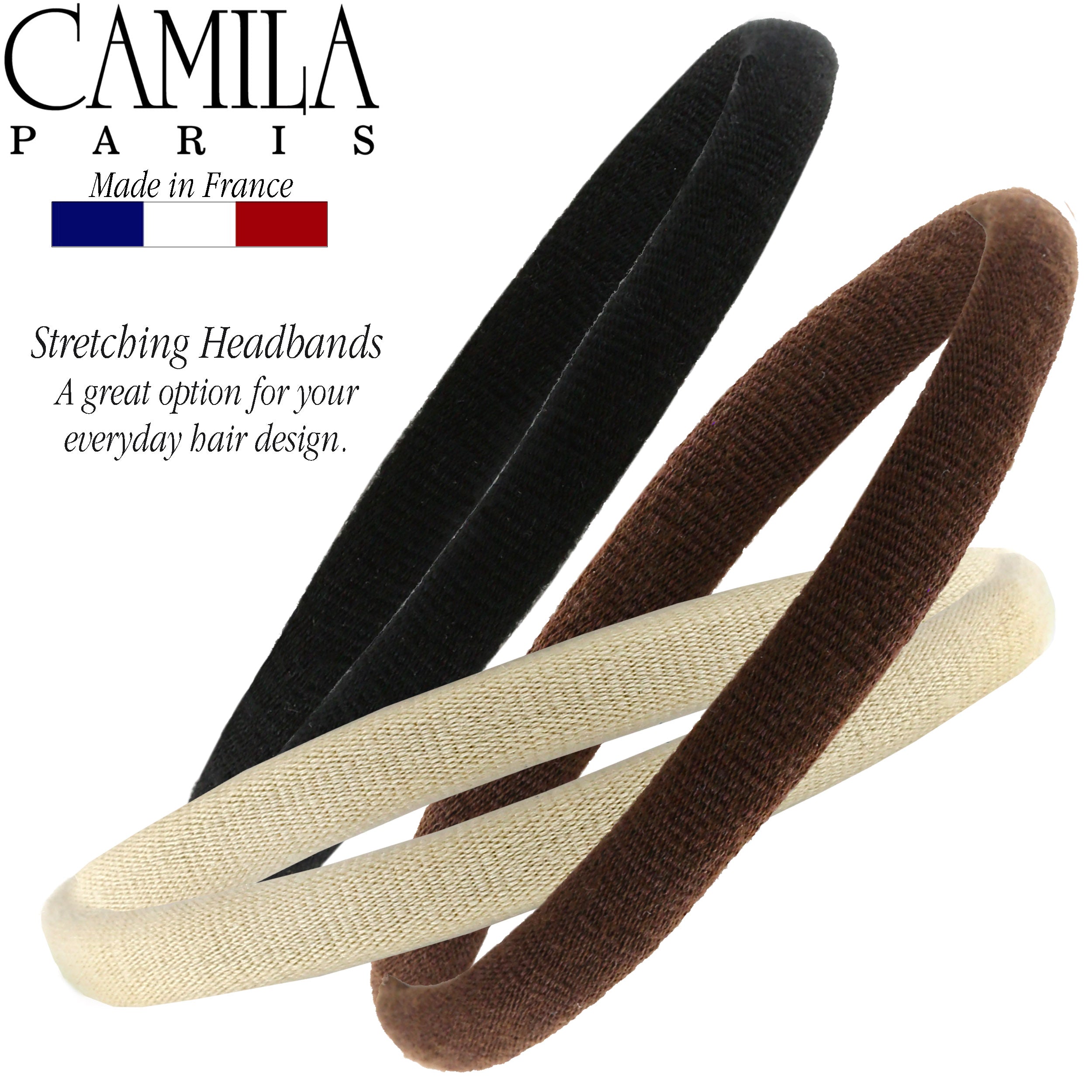 Camila Paris French hair tie cellulose acetate