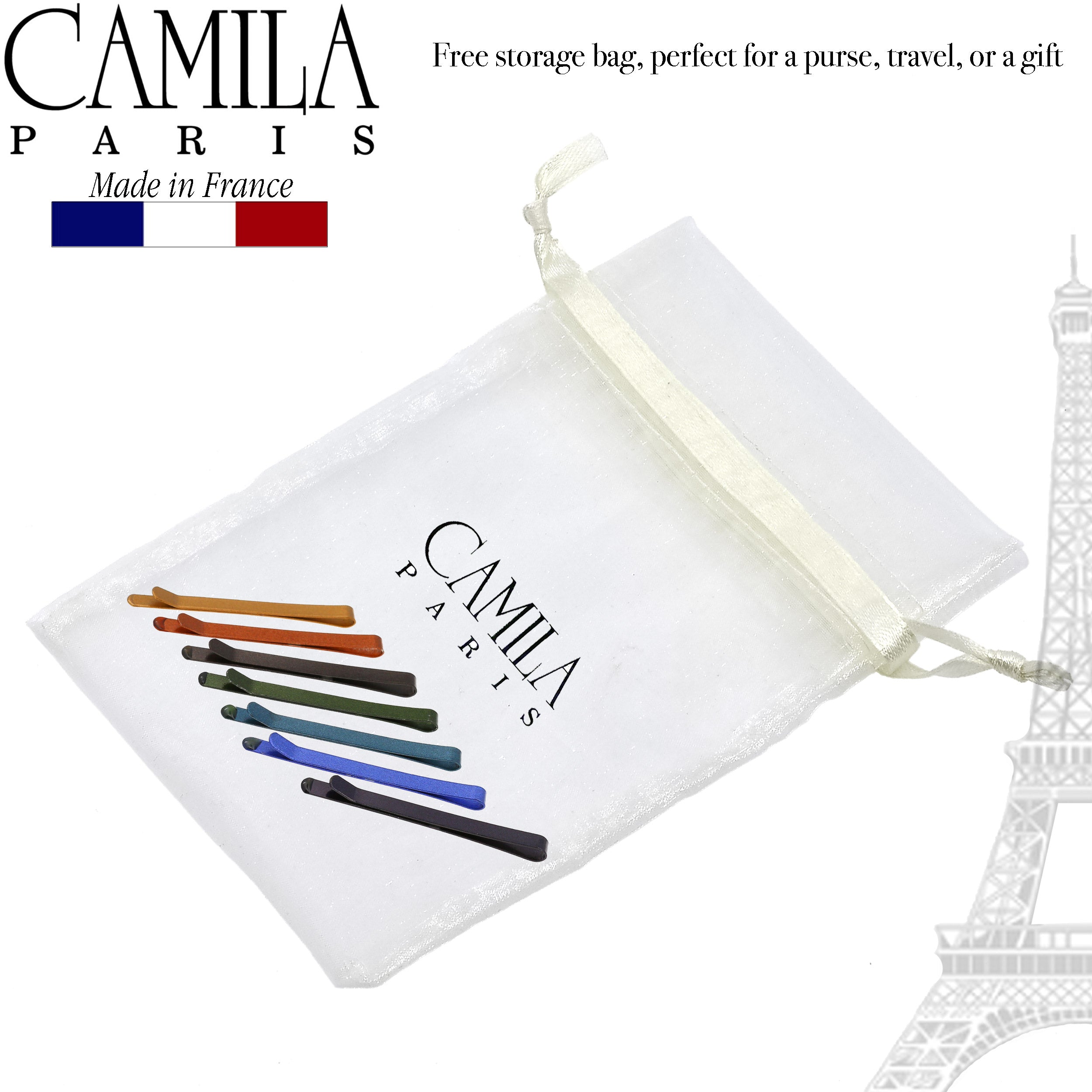 Camila Paris French hair slide cellulose acetate