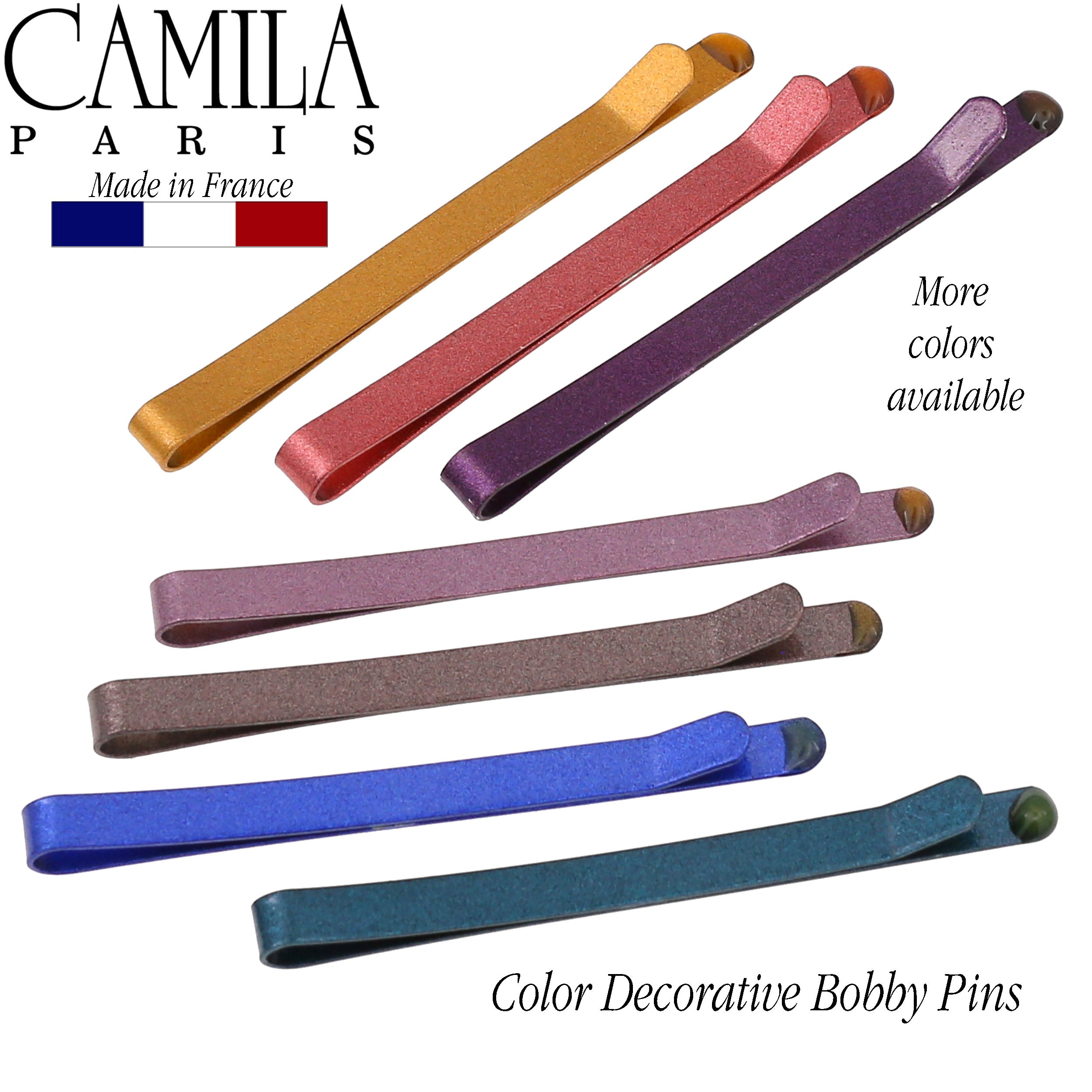 Camila Paris French hair slide cellulose acetate