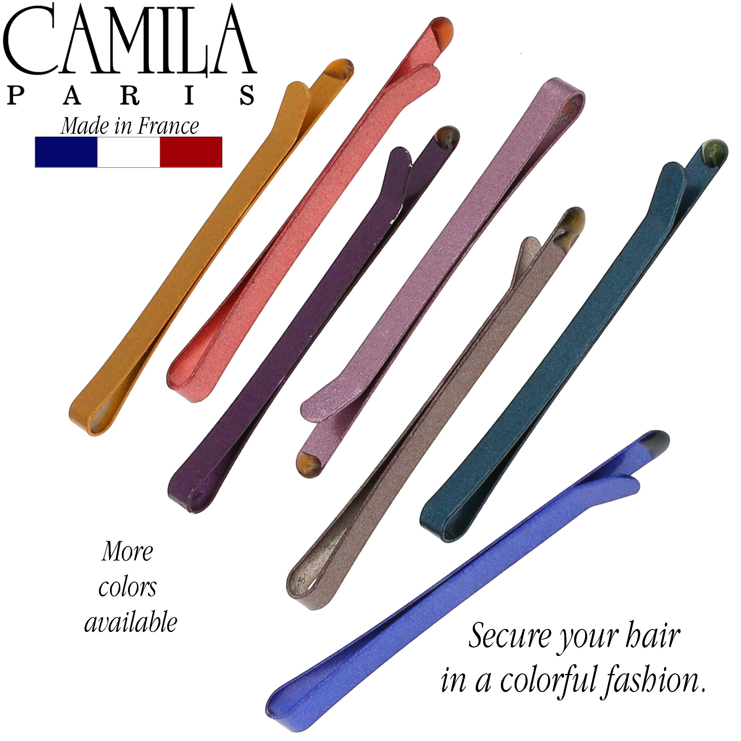 Camila Paris French hair slide cellulose acetate