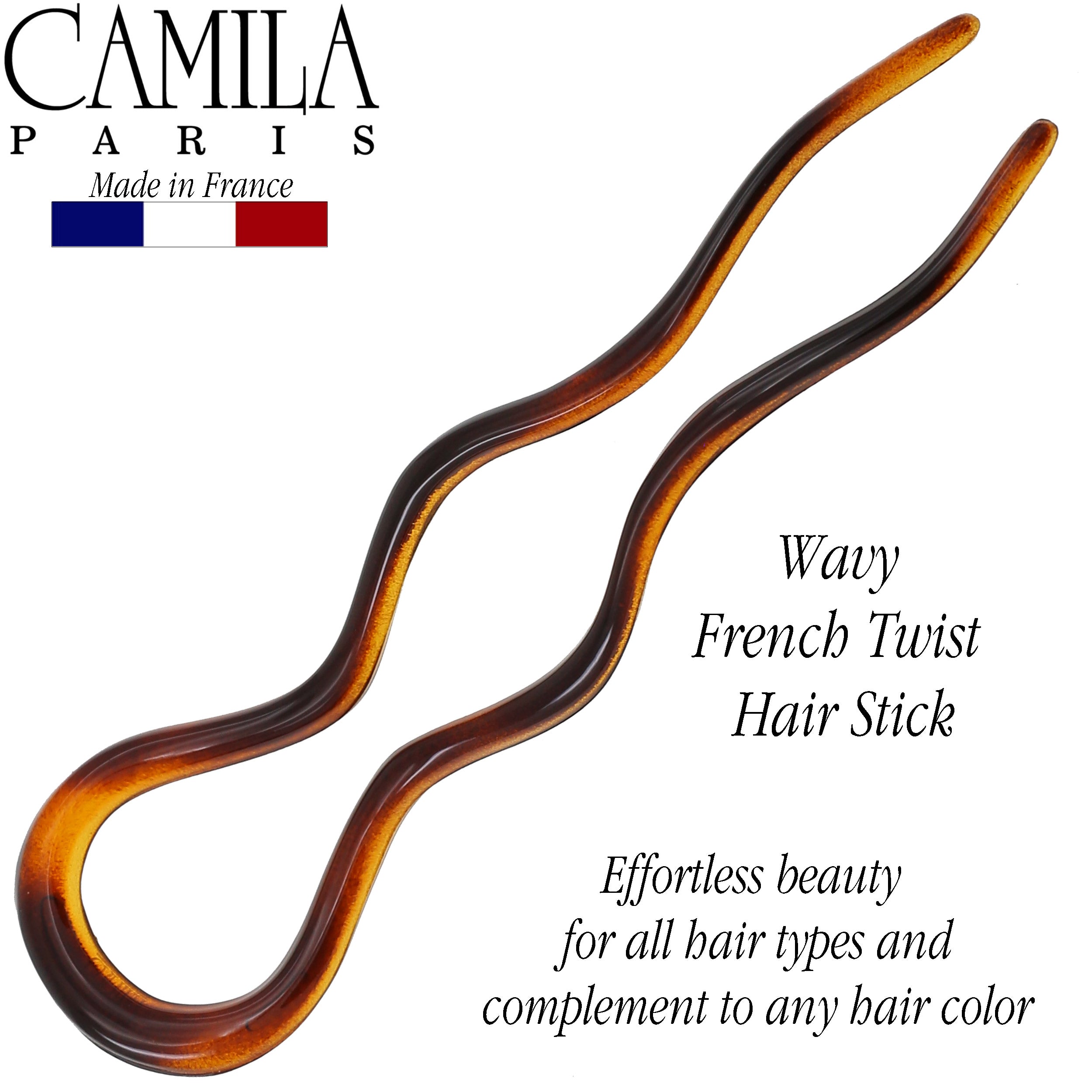 Camila Paris French hair stick cellulose acetate