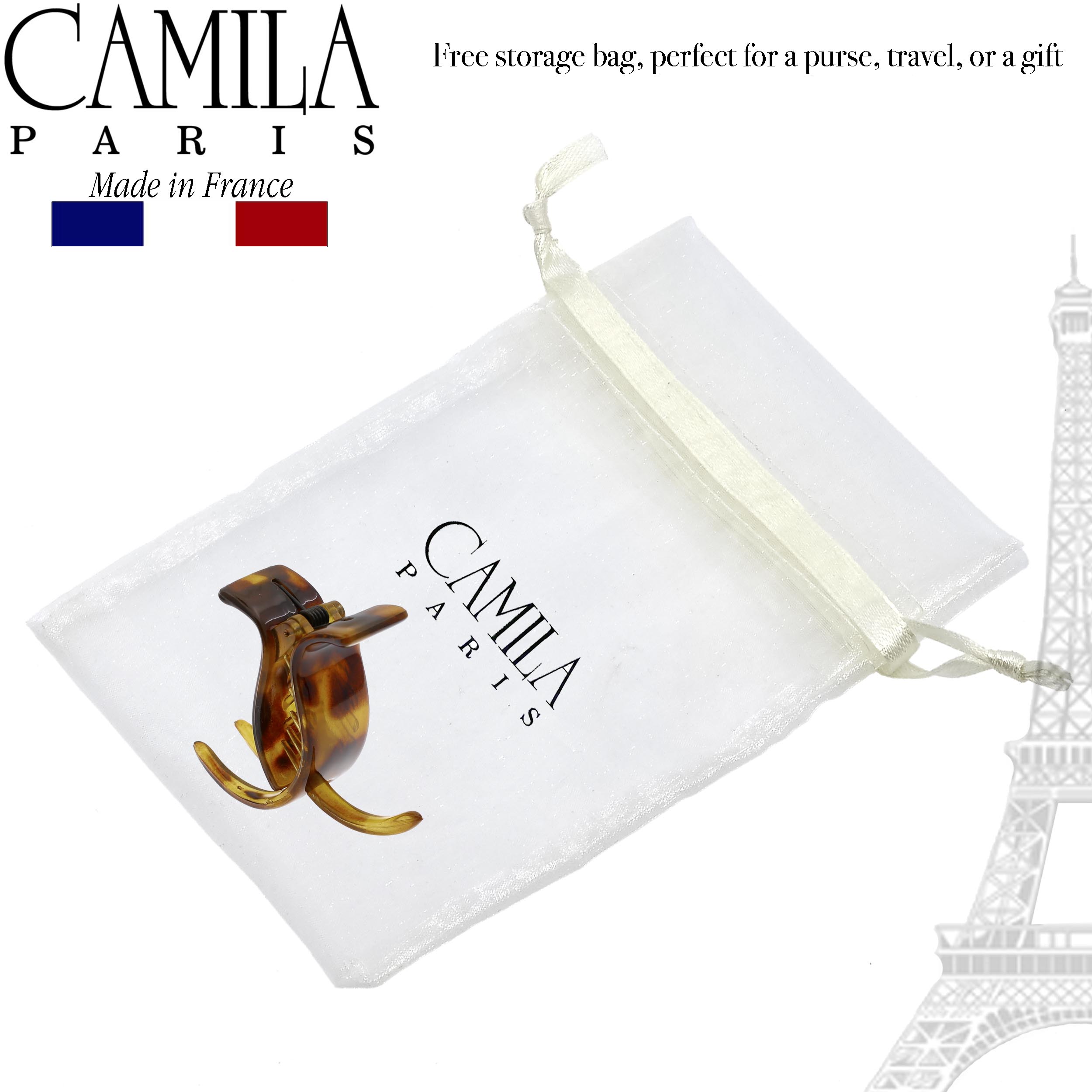 Camila Paris Lily French hair clip cellulose acetate