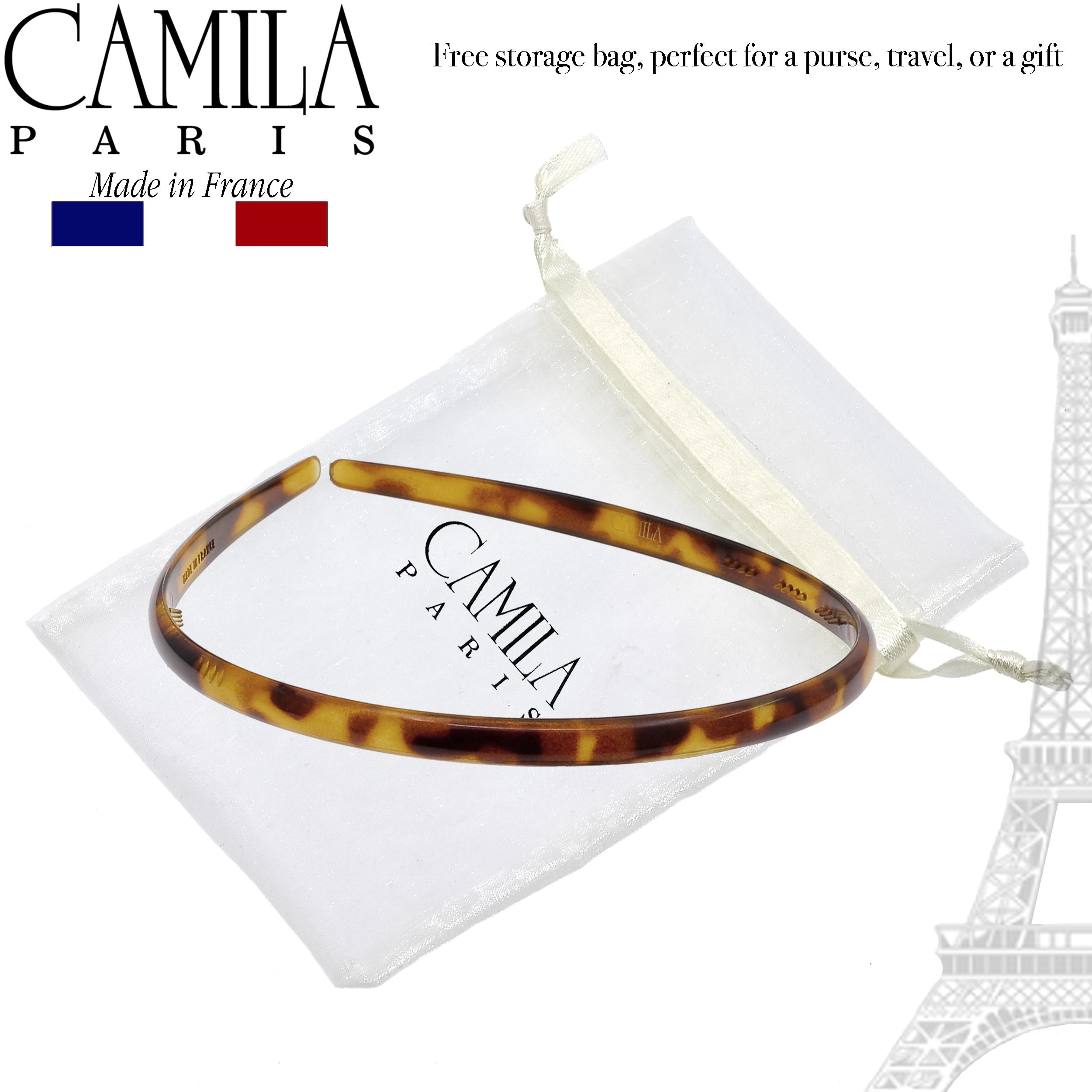 Camila Paris 0.25 inch Classic Comfort French headband cellulose acetate