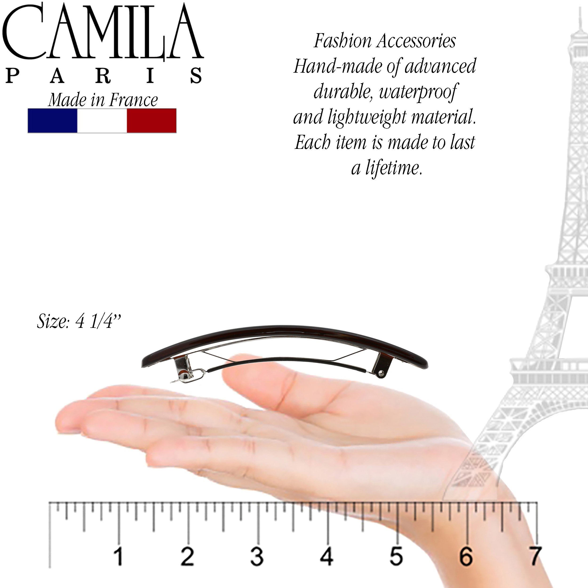 Camila Paris French barrette cellulose acetate