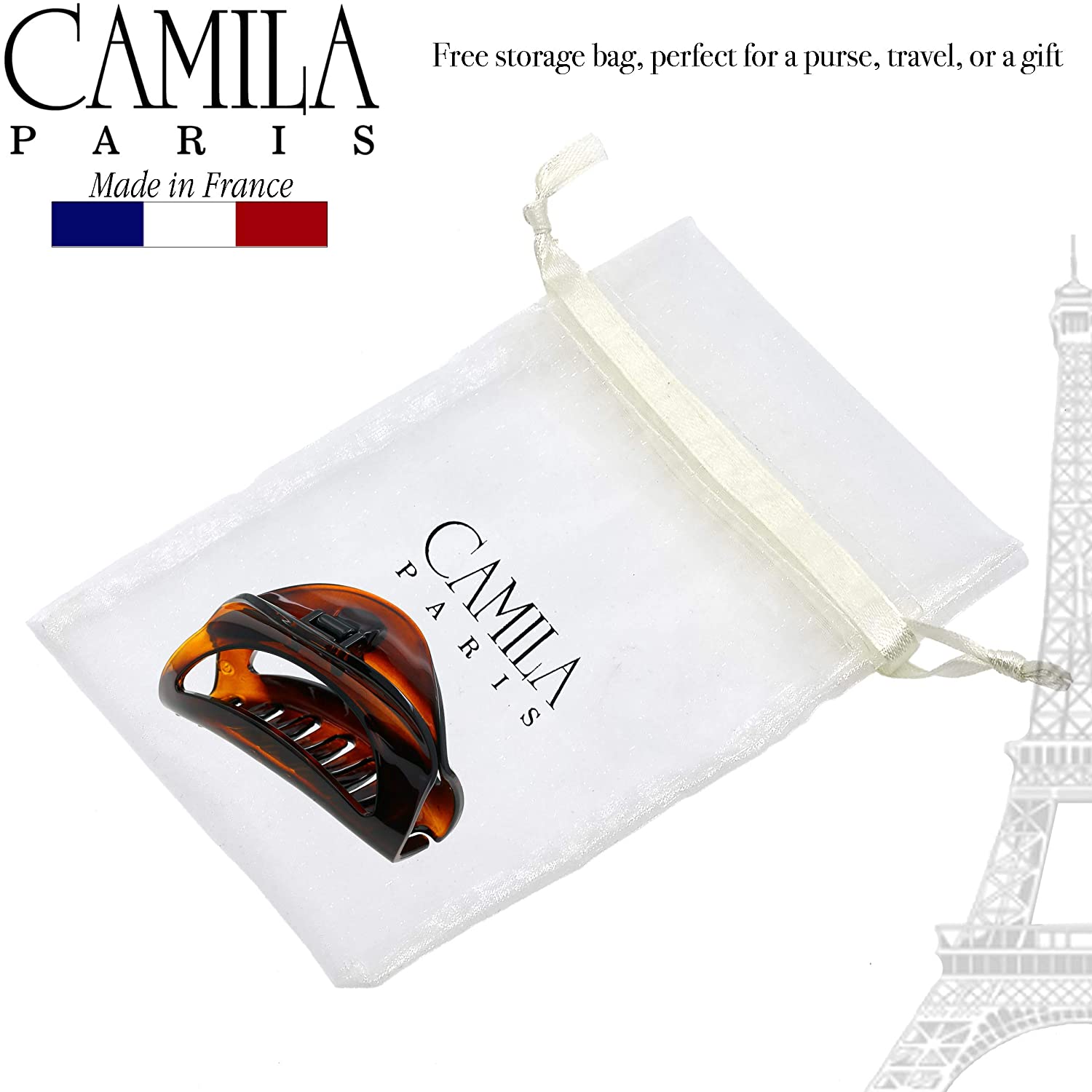 Camila Paris French hair clip cellulose acetate