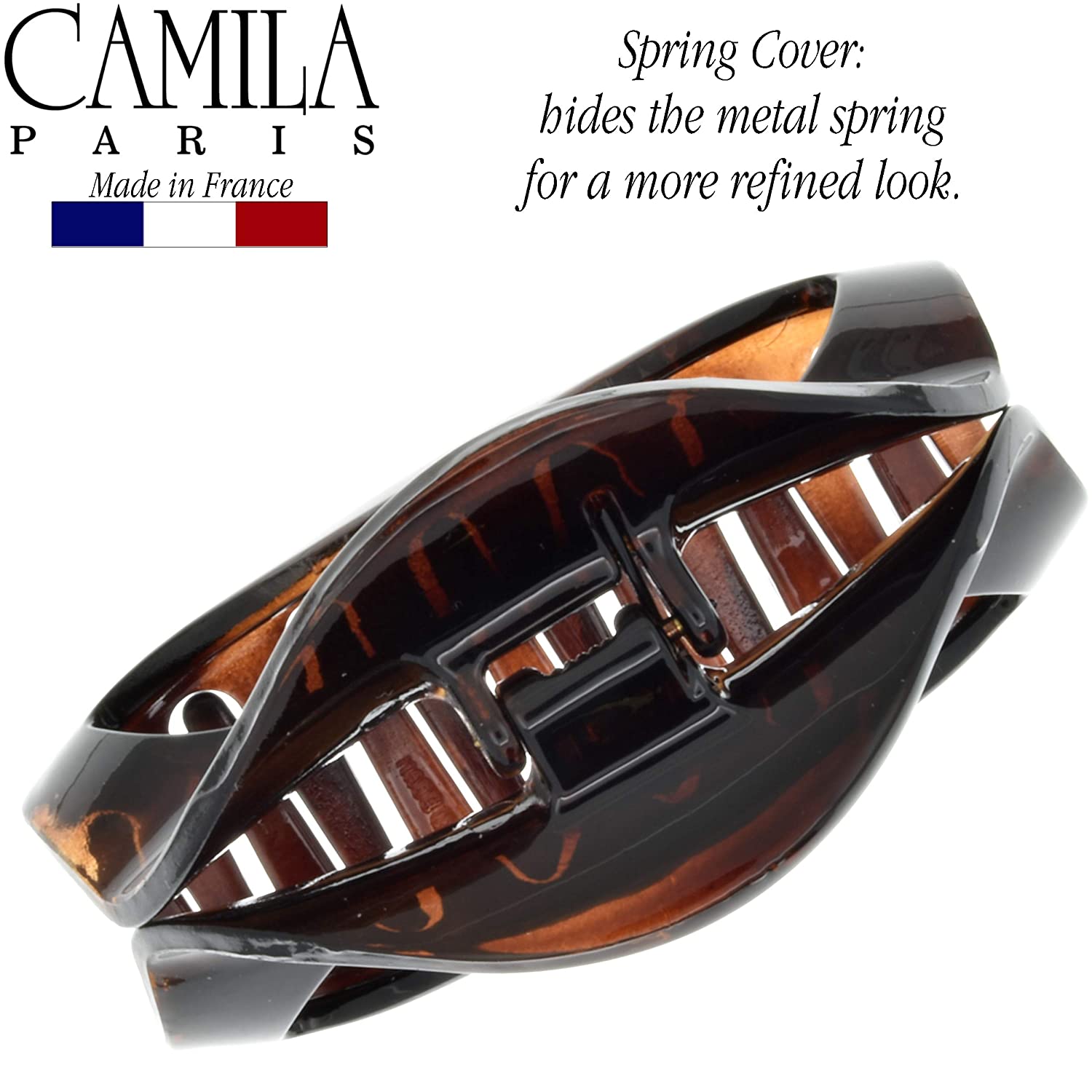 Camila Paris French hair clip cellulose acetate
