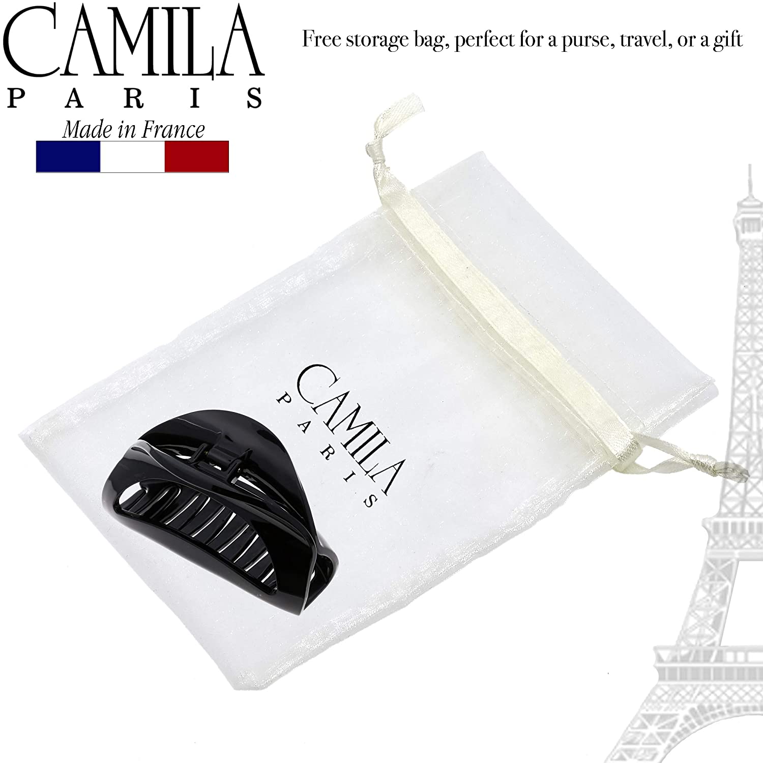 Camila Paris French hair clip cellulose acetate