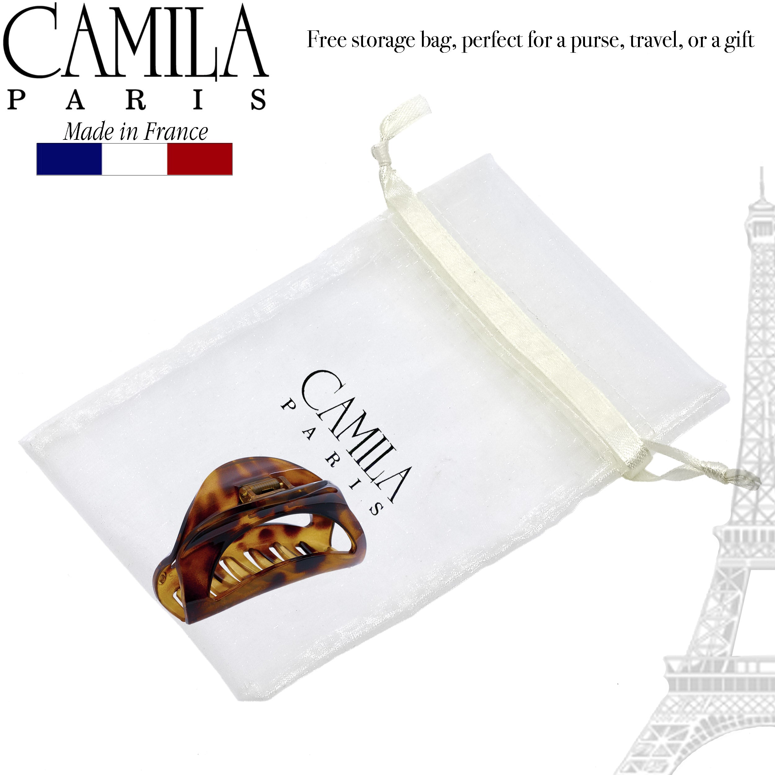 Camila Paris French hair clip cellulose acetate