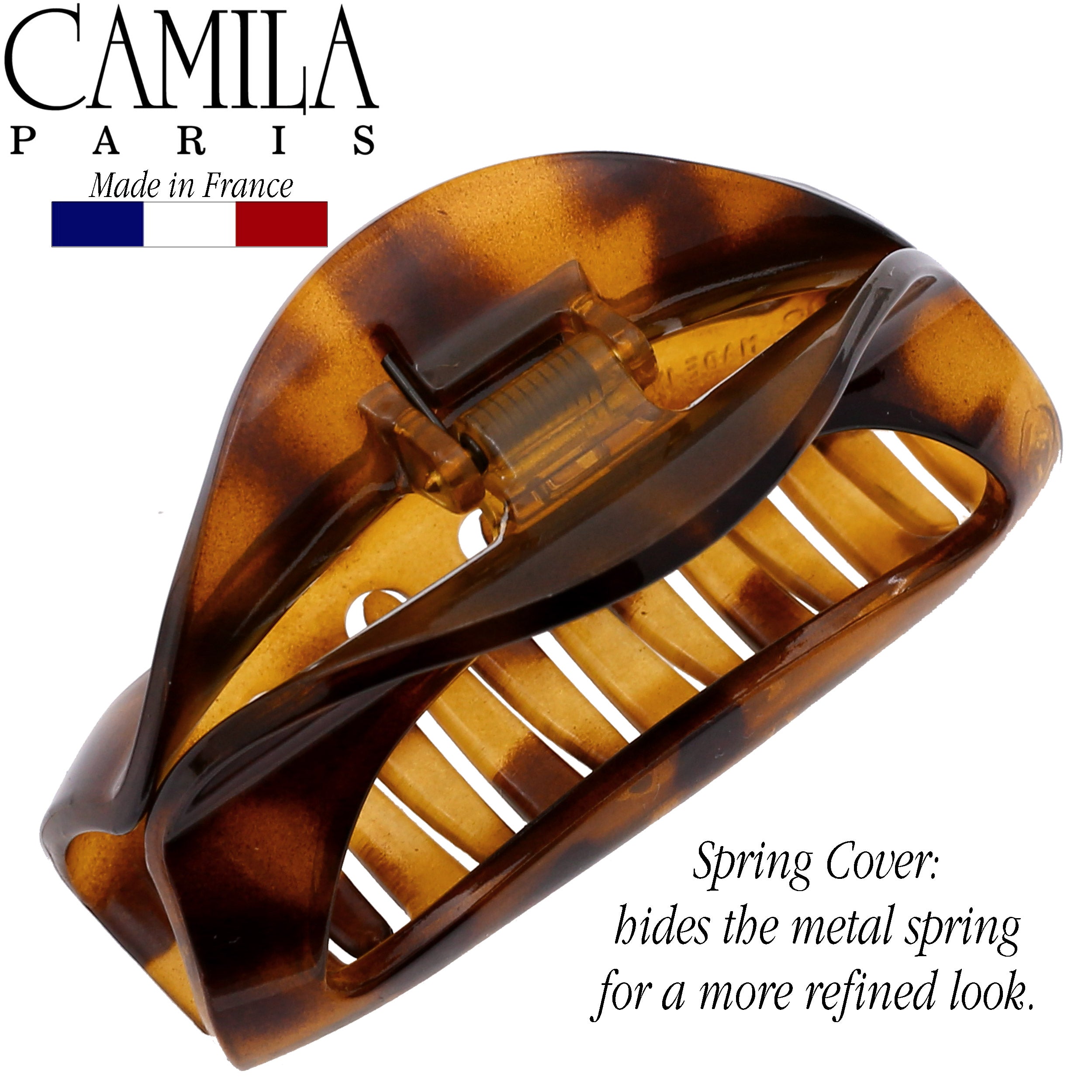 Camila Paris French hair clip cellulose acetate