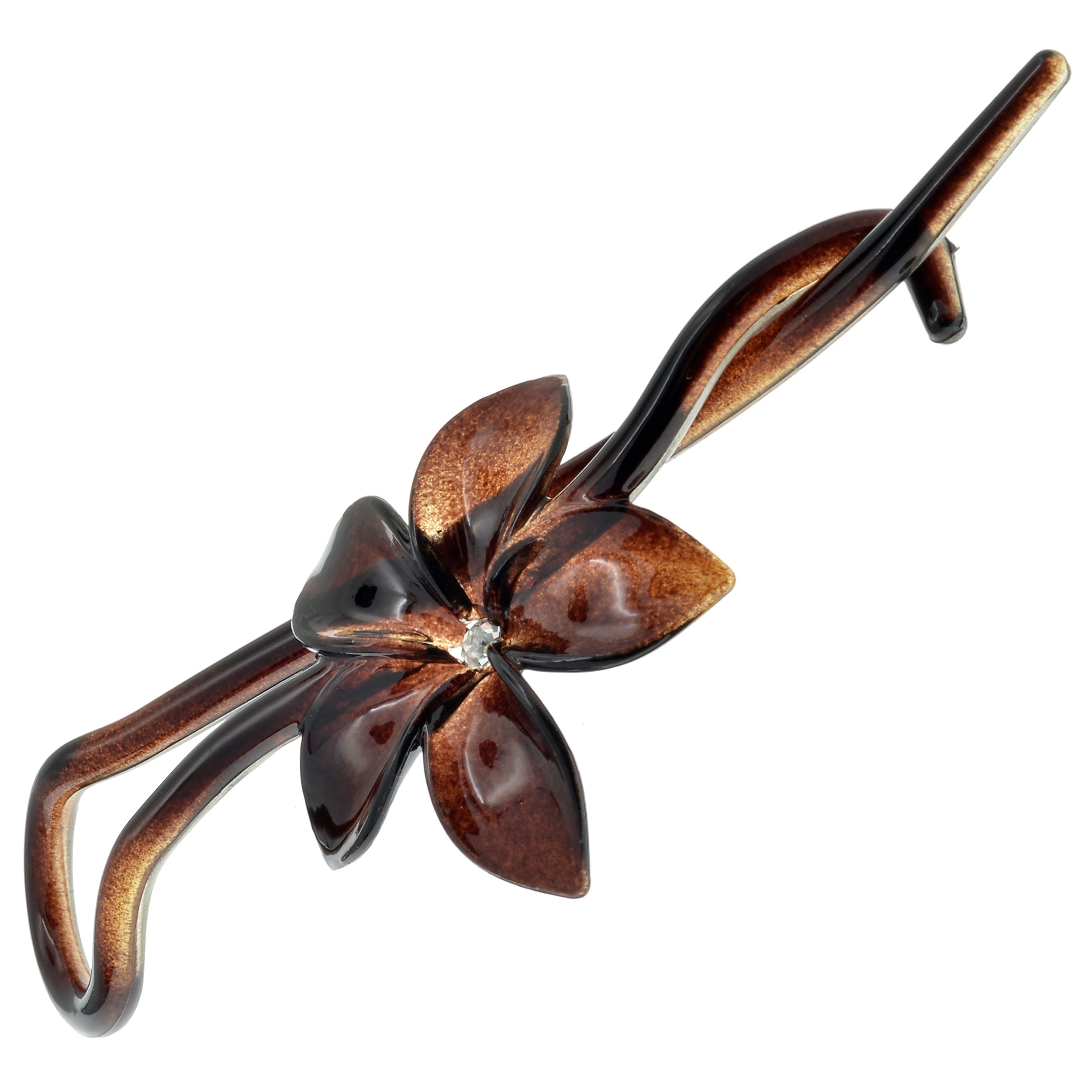 Camila Paris Tortoiseshell Flow French hair stick cellulose acetate