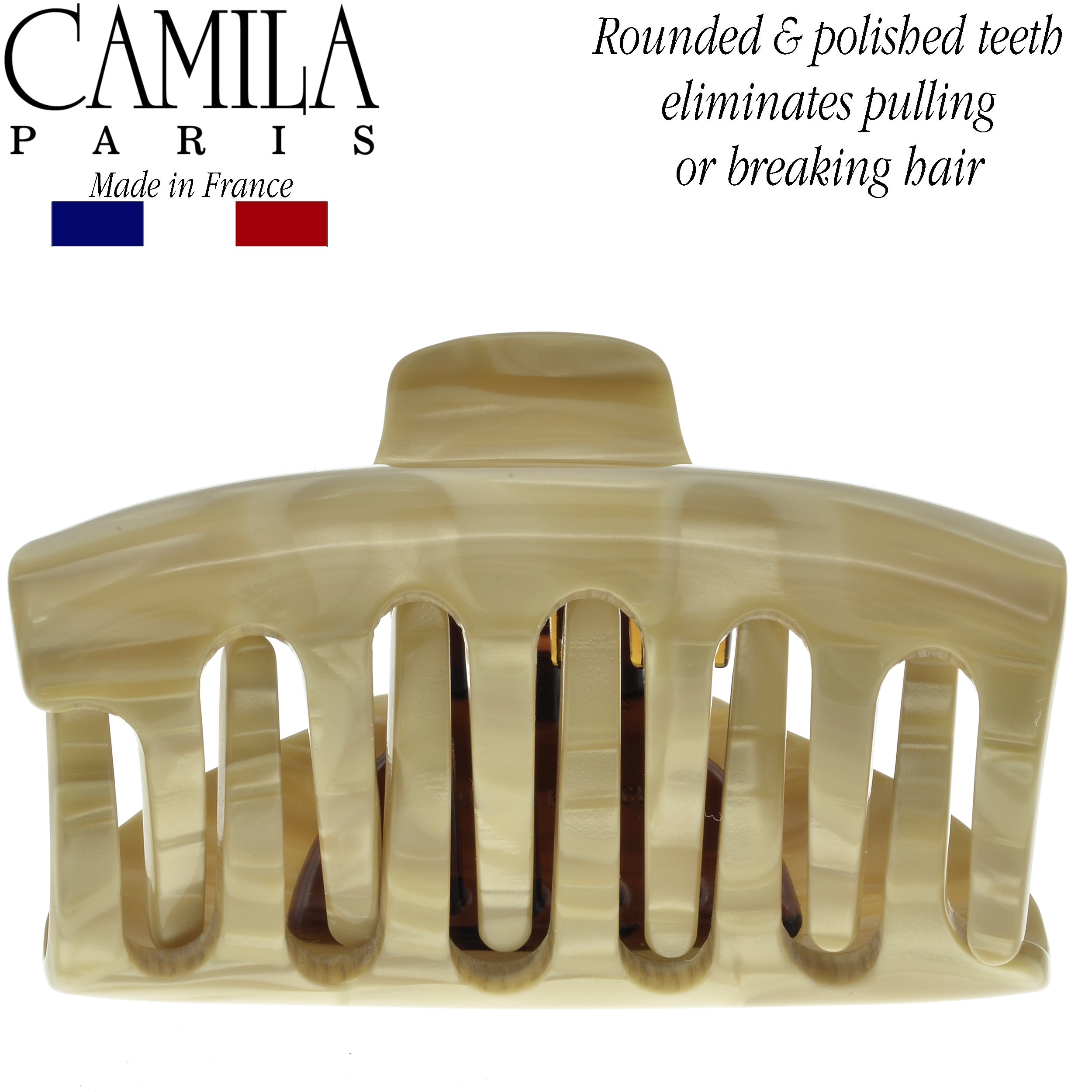 Camila Paris 2 Inch French hair clip cellulose acetate