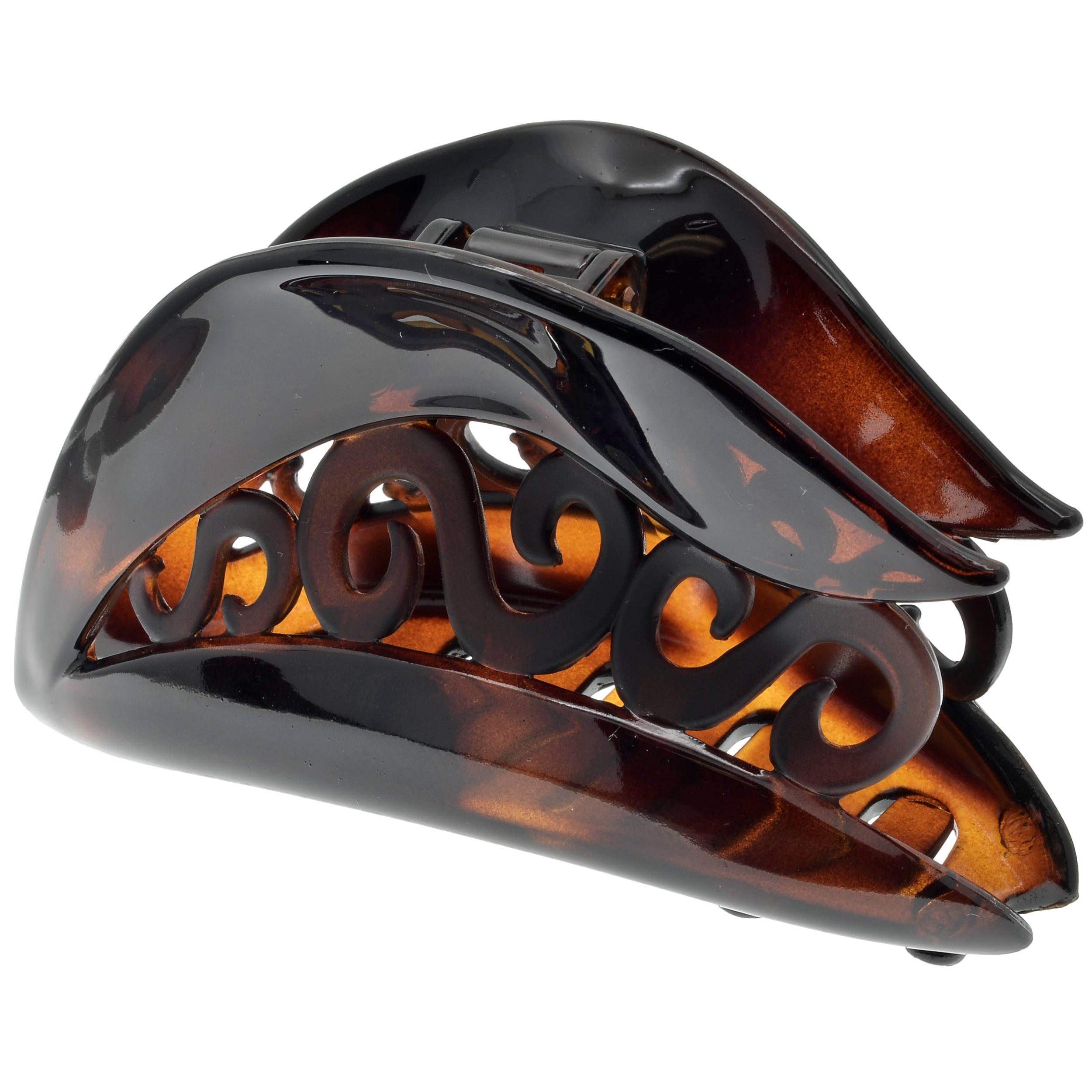 Camila Paris Tortoiseshell French hair clip cellulose acetate