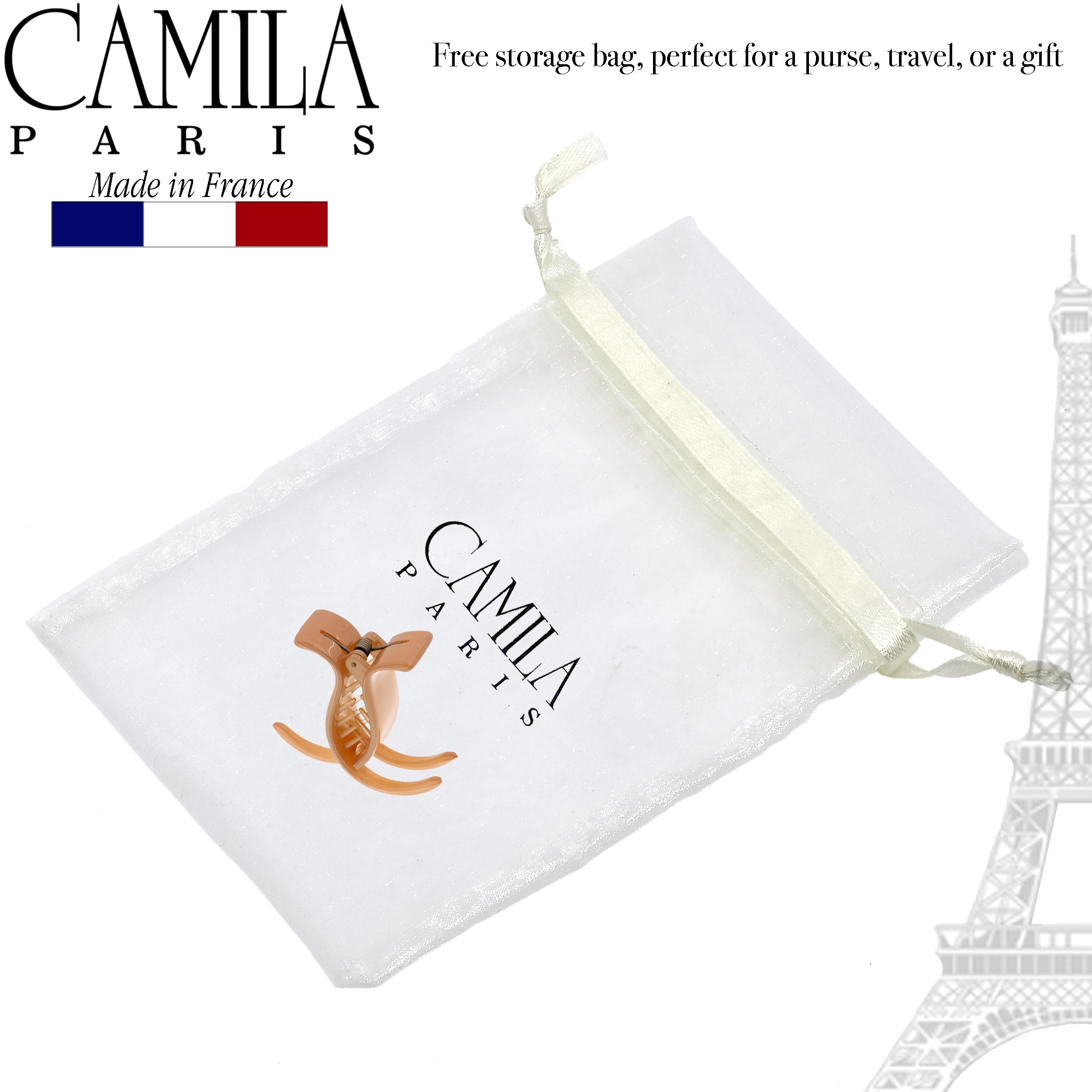 Camila Paris Lily French hair clip cellulose acetate