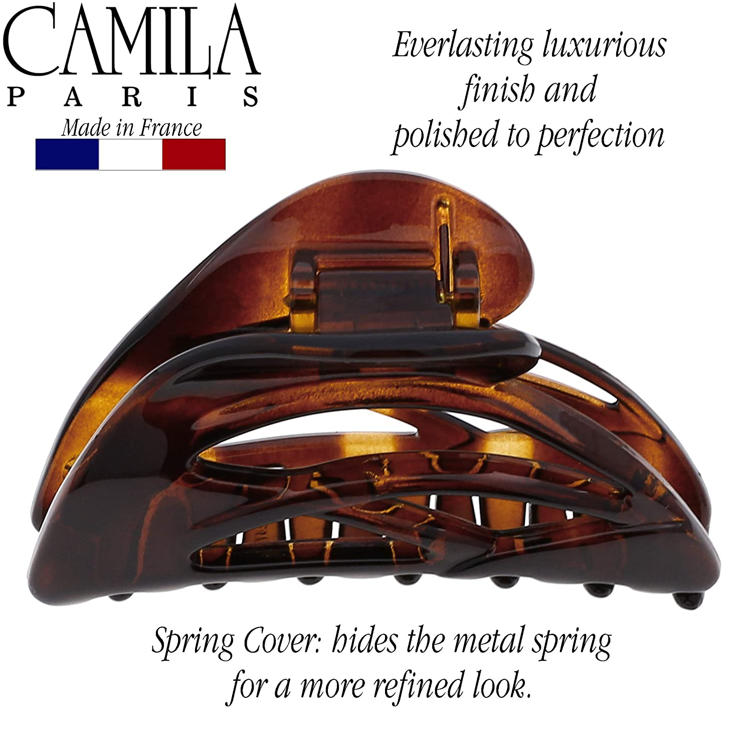 Camila Paris French hair clip cellulose acetate