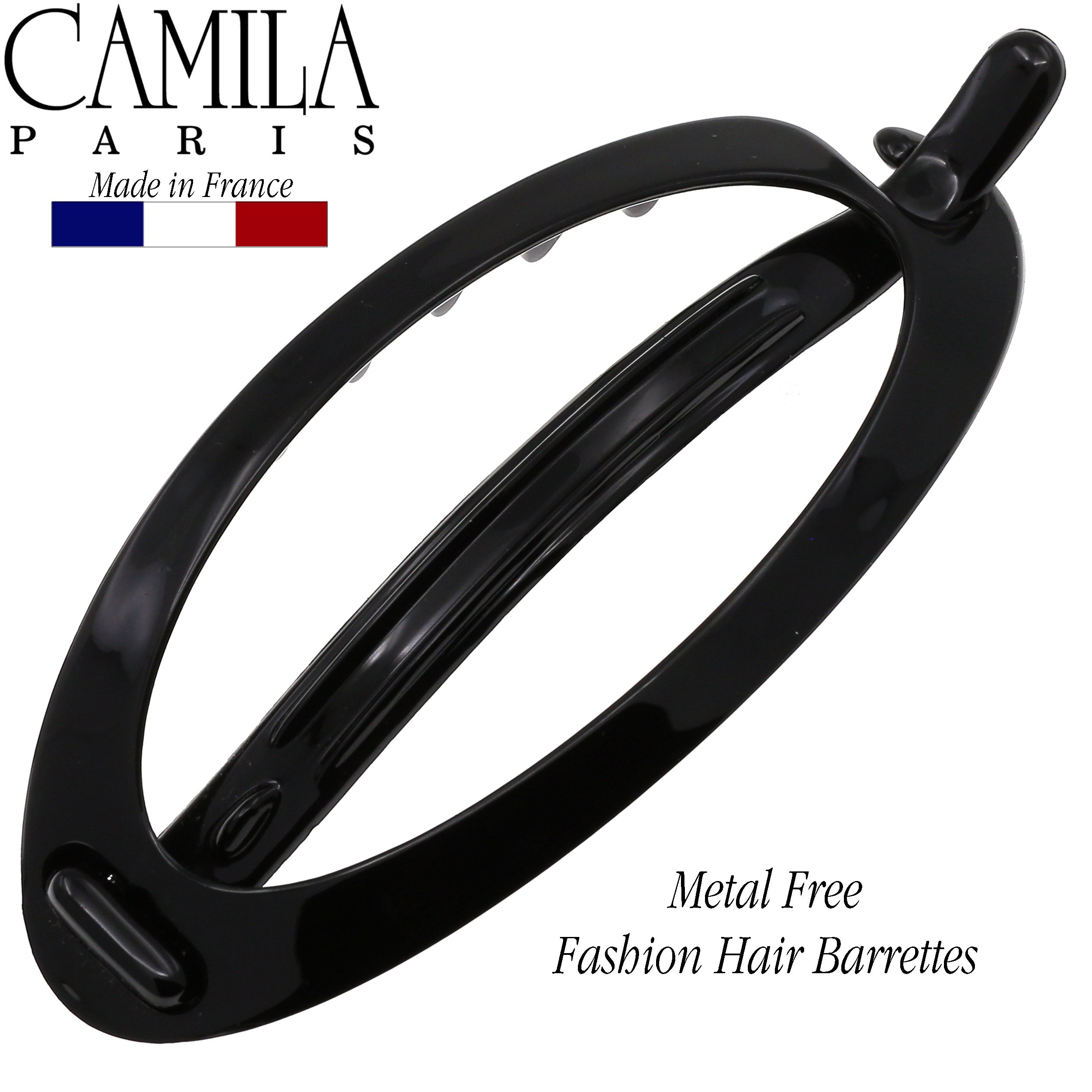 Camila Paris Metal-Free French barrette cellulose acetate
