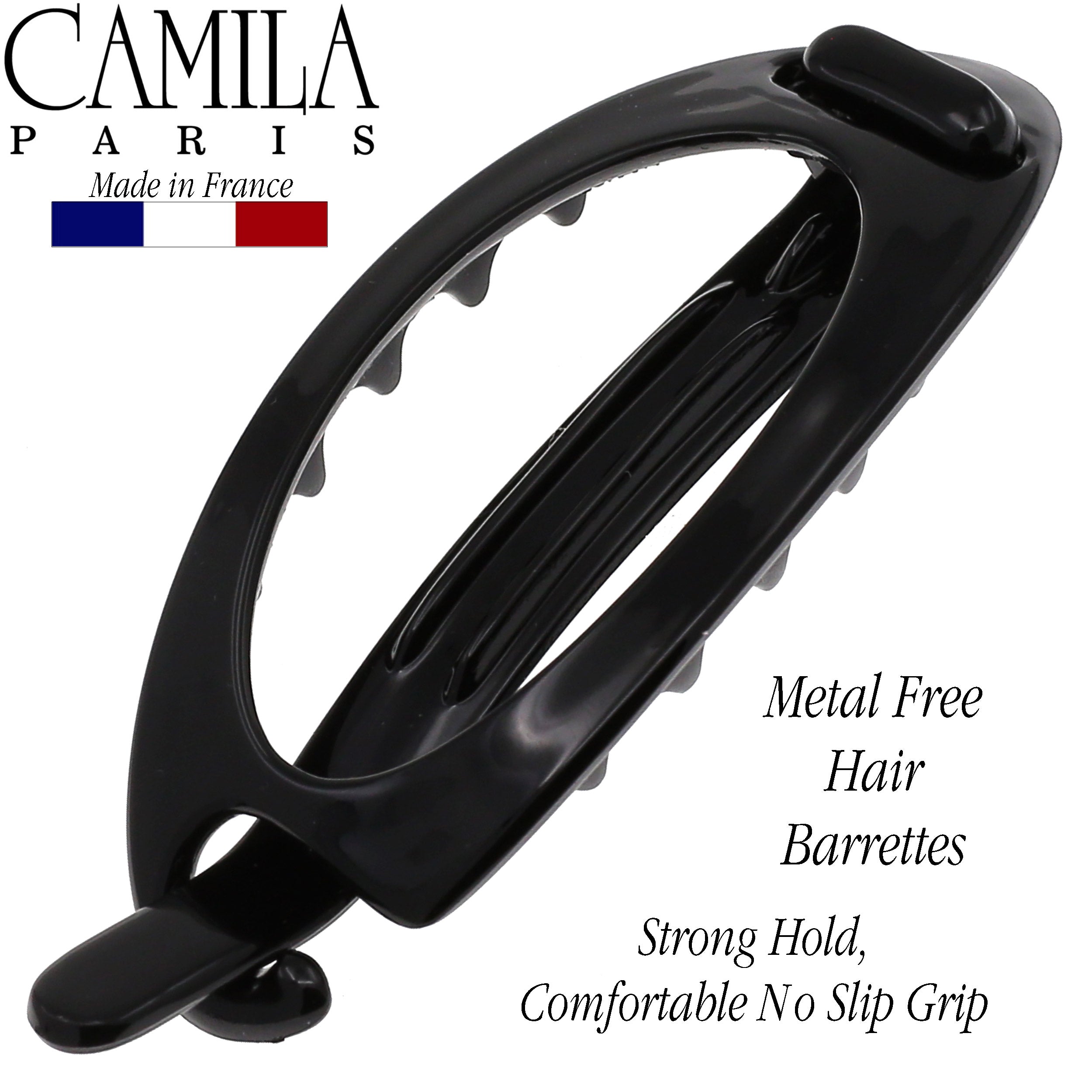 Camila Paris Metal-Free French barrette cellulose acetate