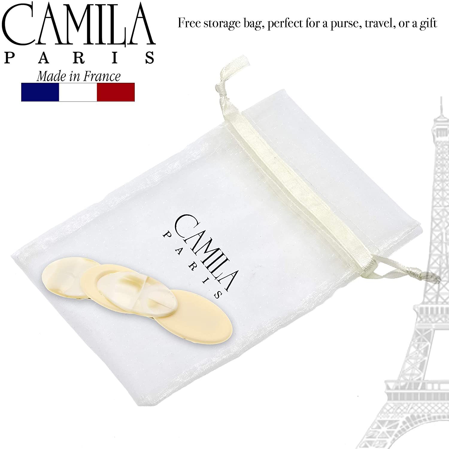 Camila Paris French barrette cellulose acetate handmade