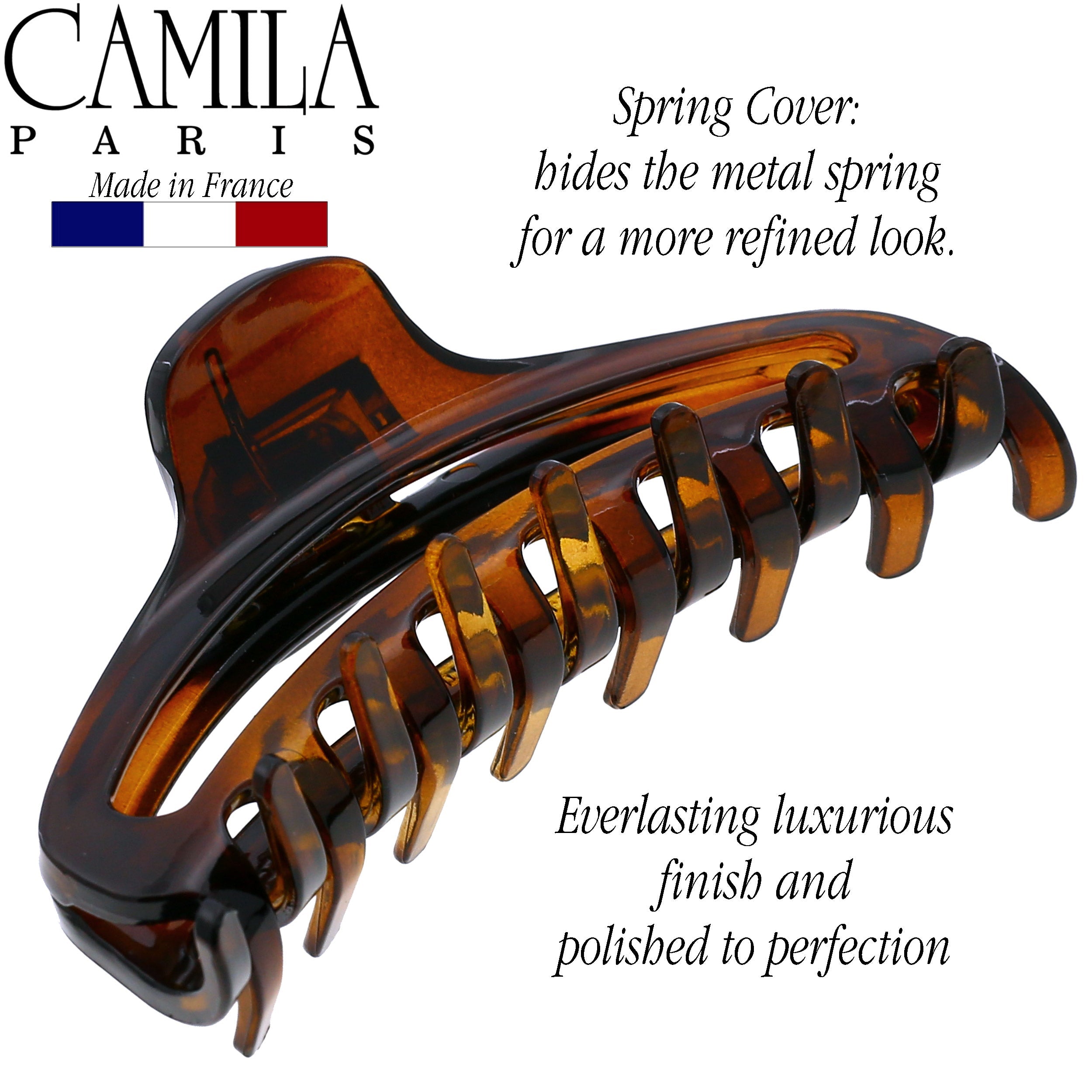 Camila Paris 3.5 Inch French hair clip cellulose acetate