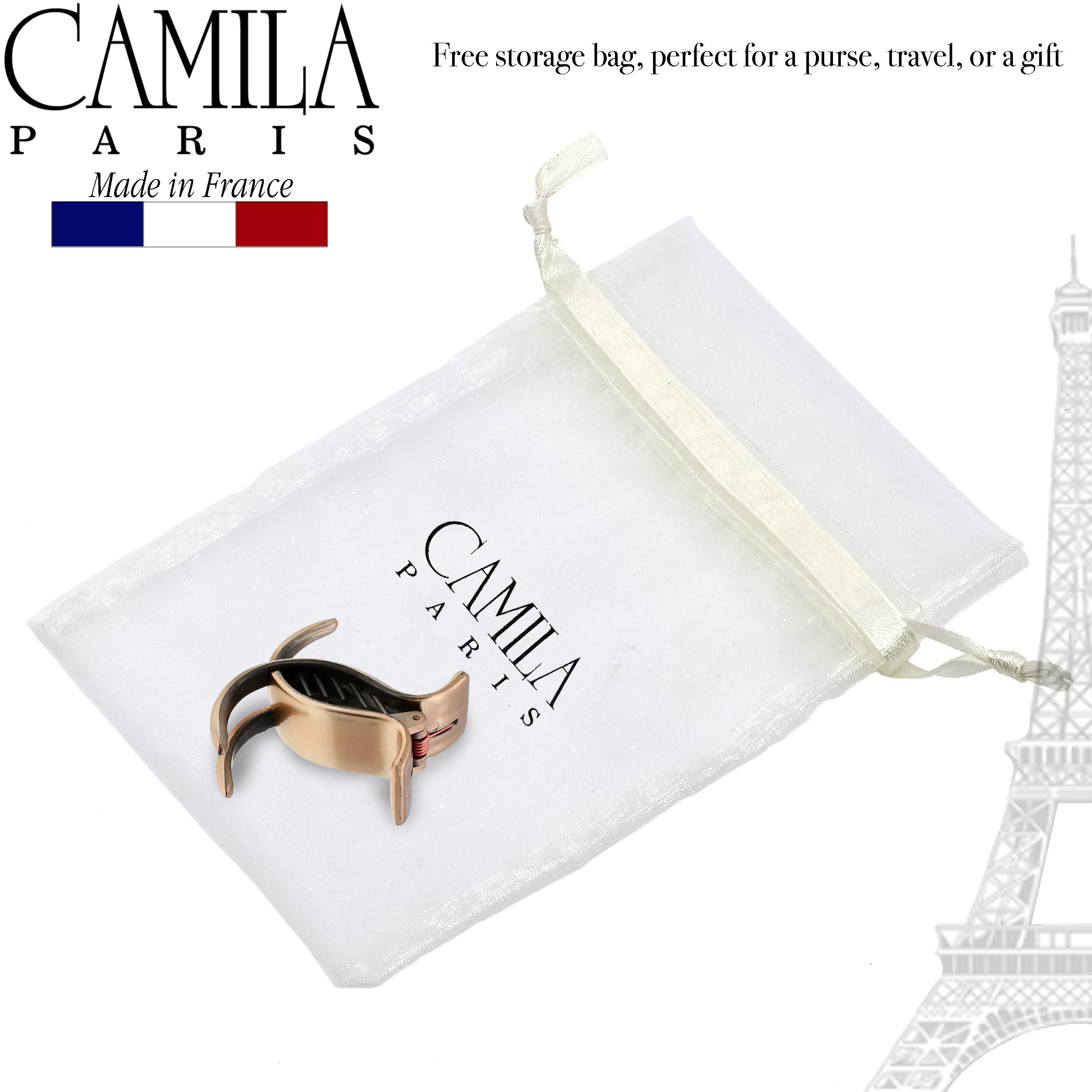 Camila Paris Lily French hair clip cellulose acetate