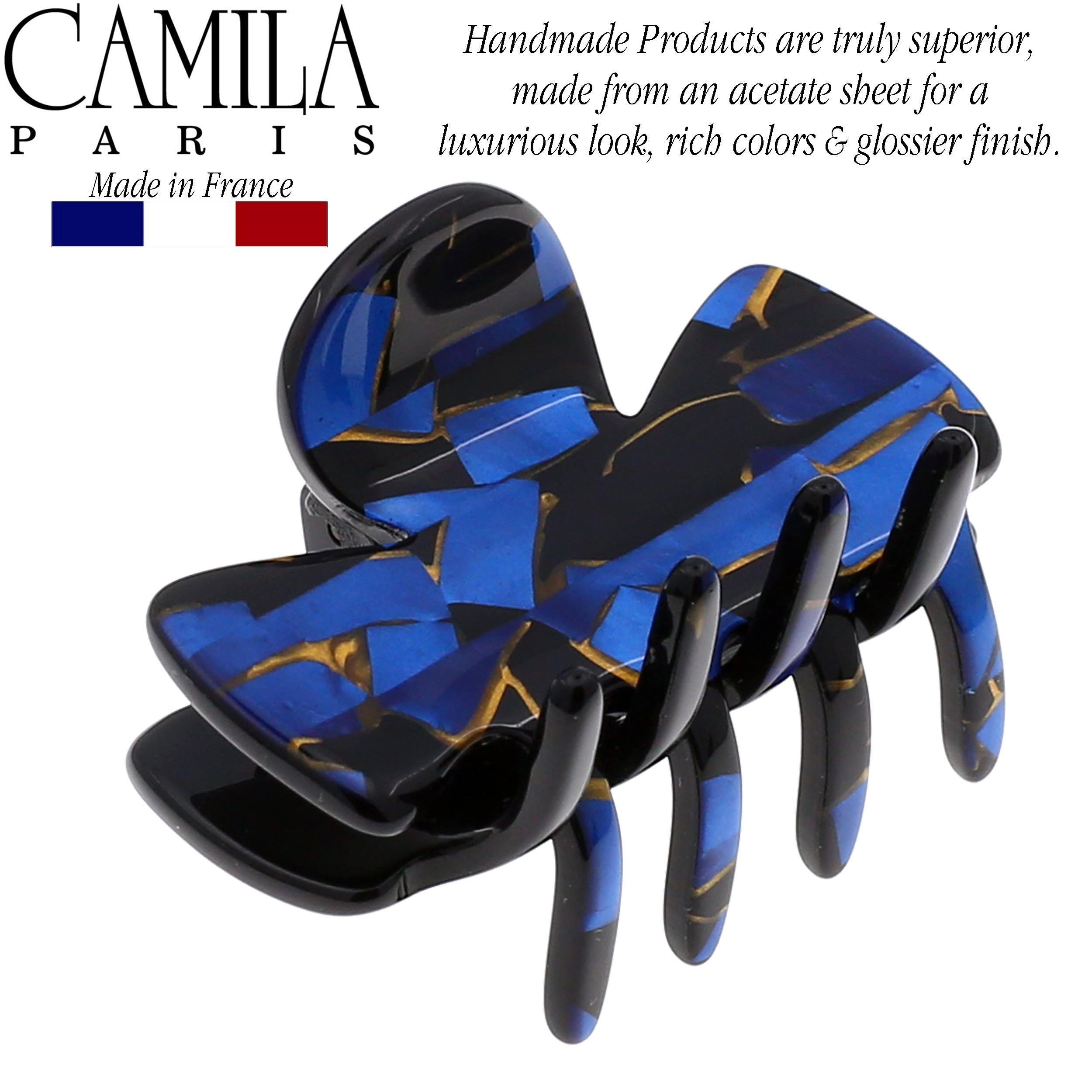 Camila Paris 2 Inch French hair clip cellulose acetate handmade