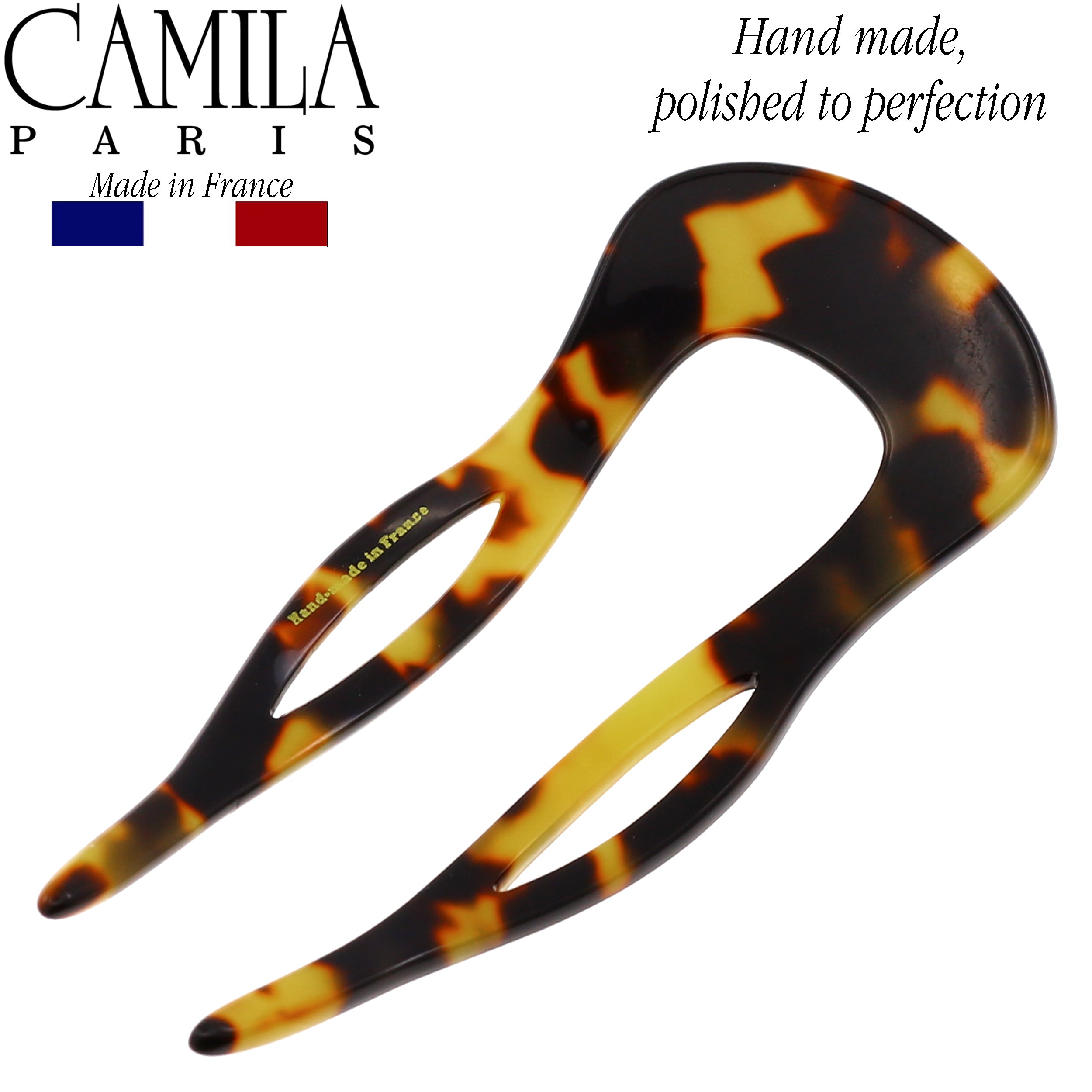 Camila Paris French hair stick cellulose acetate