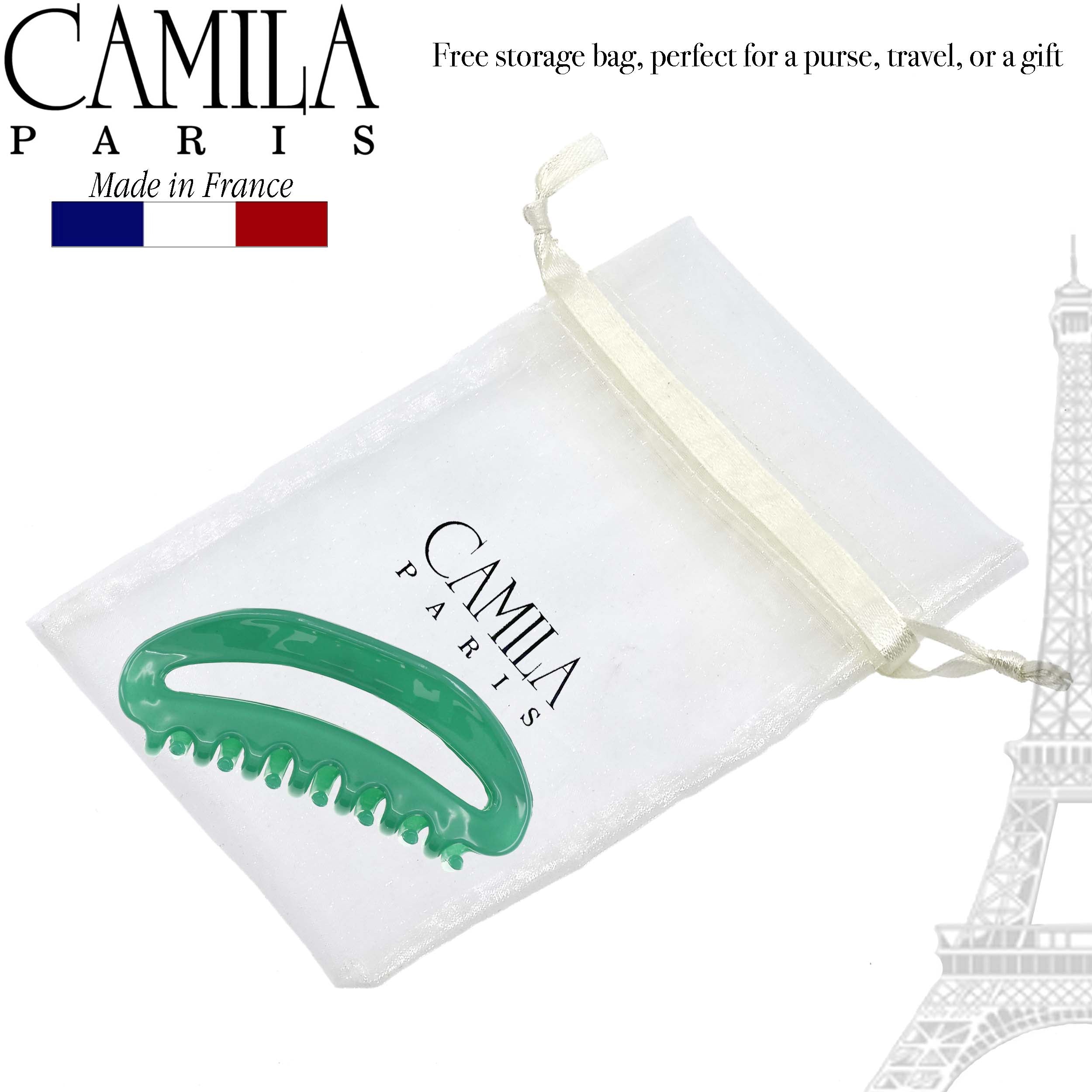 Camila Paris 3.5 Inch French hair clip cellulose acetate
