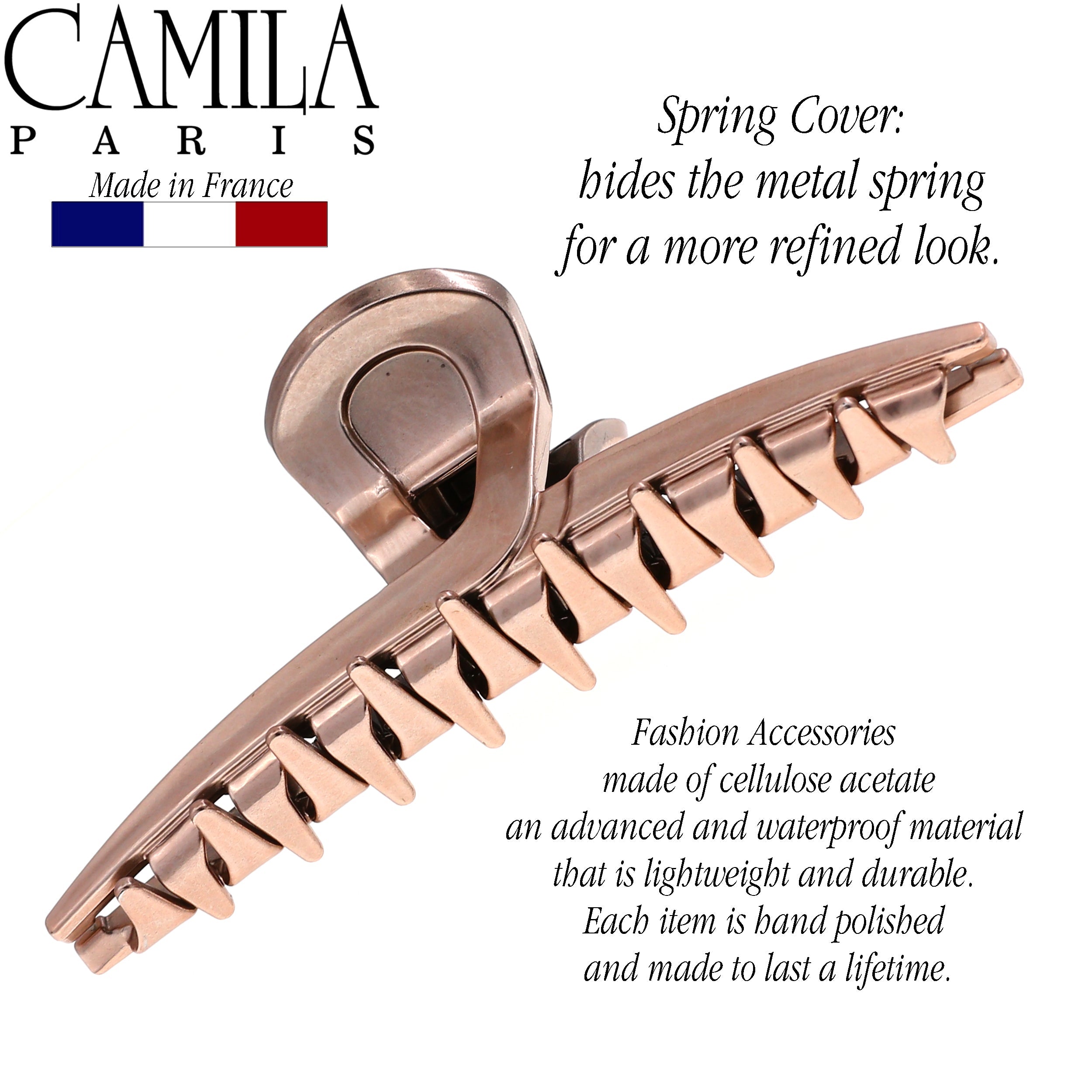 Camila Paris 3.25 Inch French hair clip cellulose acetate