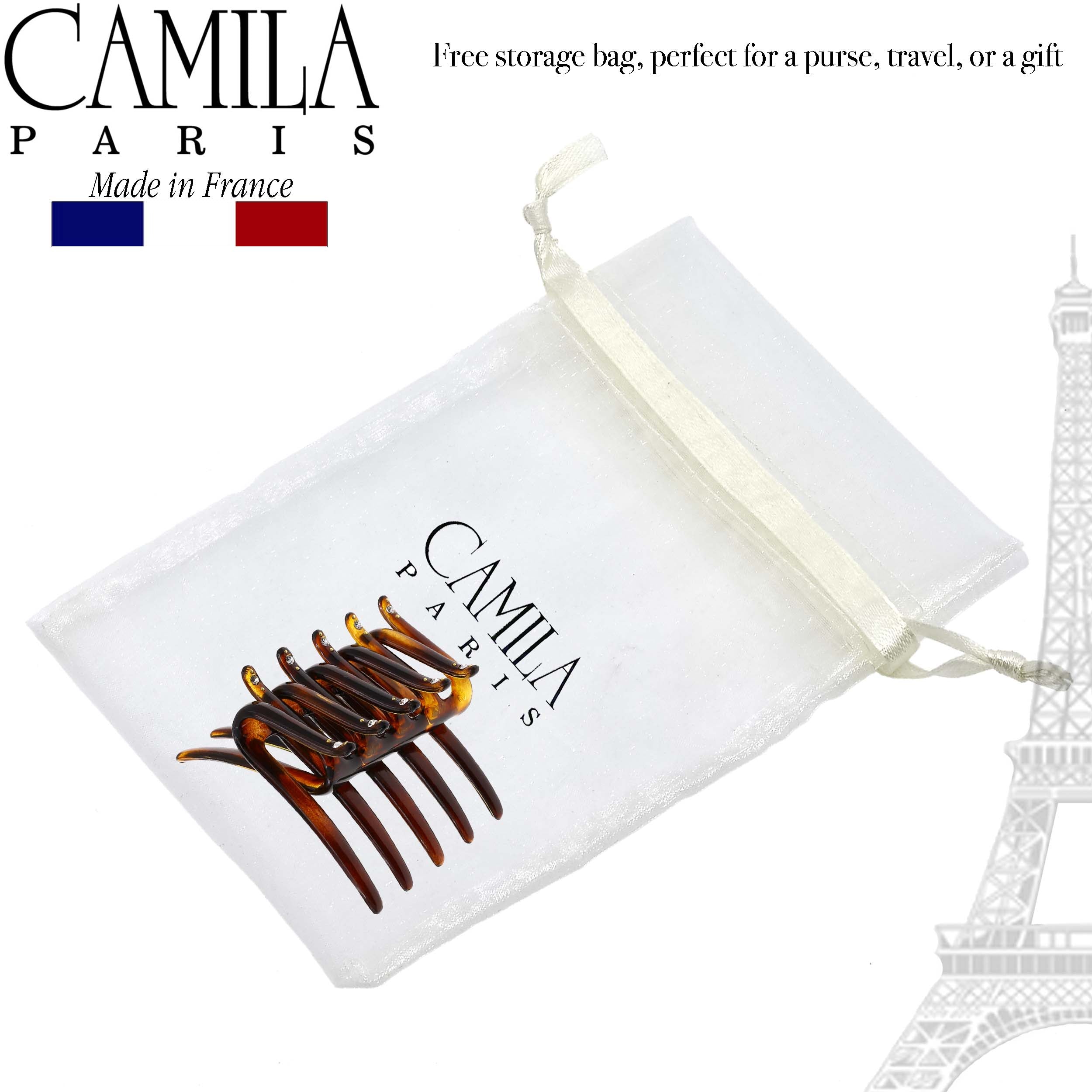 Camila Paris Detangling French side comb cellulose acetate