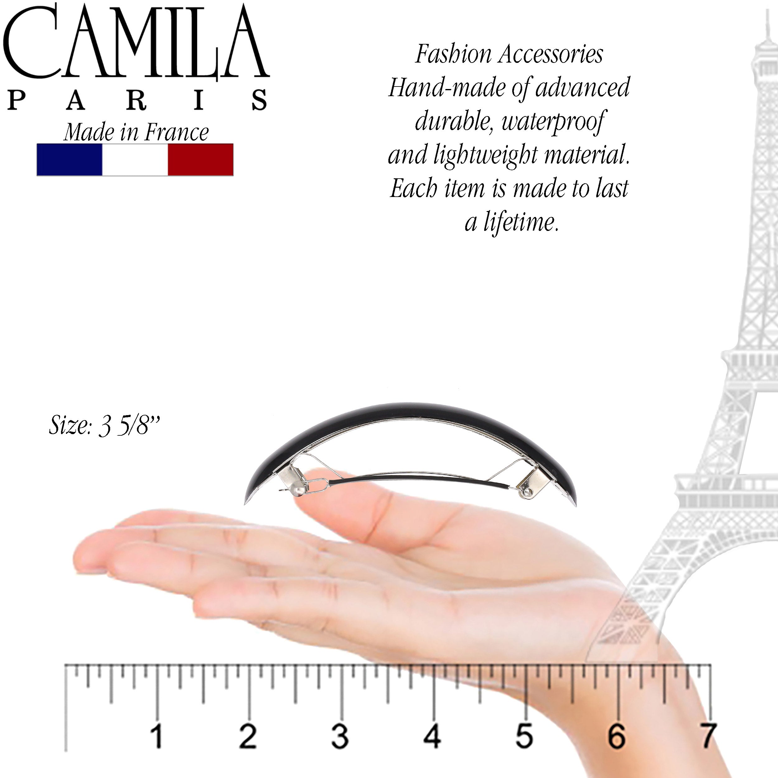 Camila Paris French barrette cellulose acetate