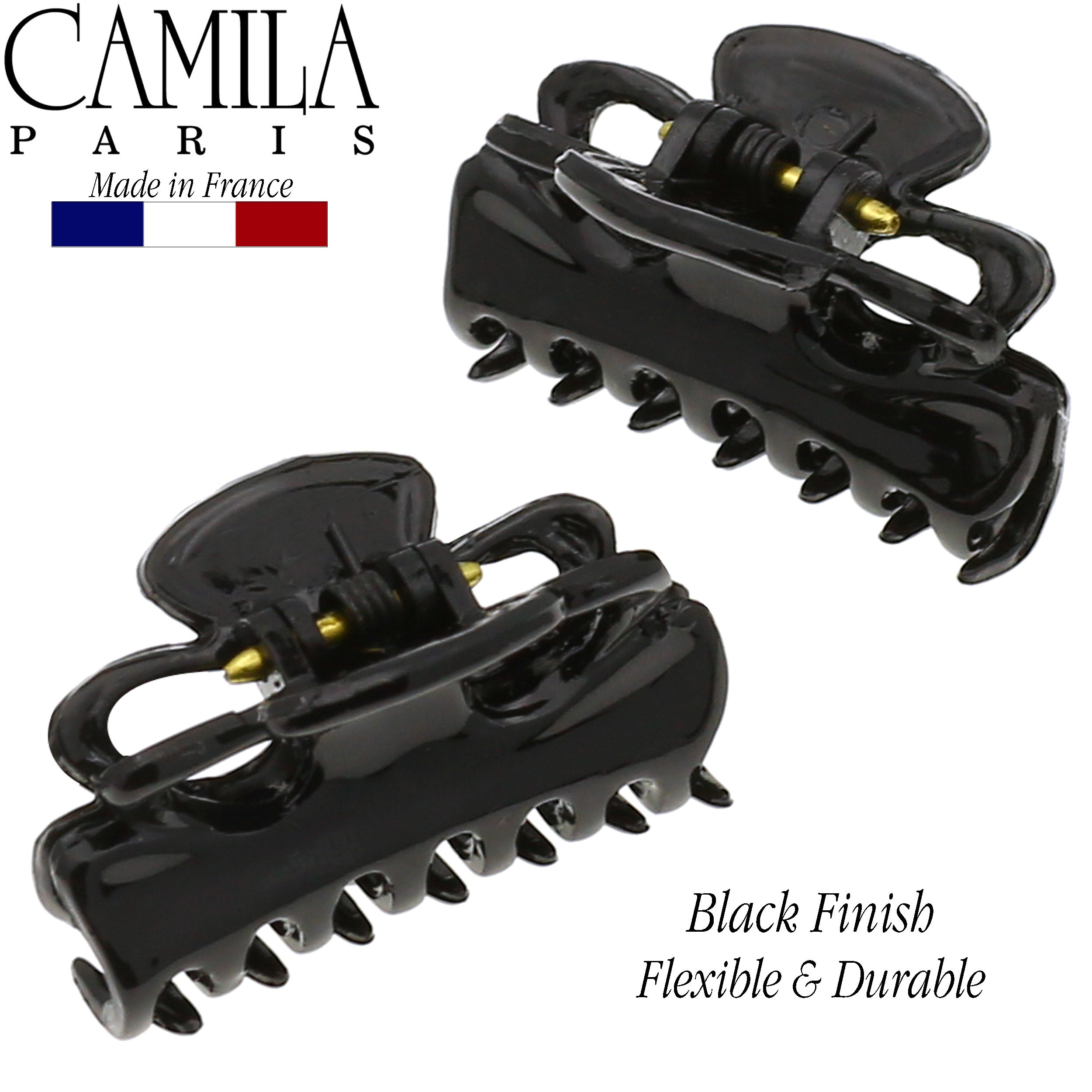 Camila Paris Elizabeth French hair clip cellulose acetate