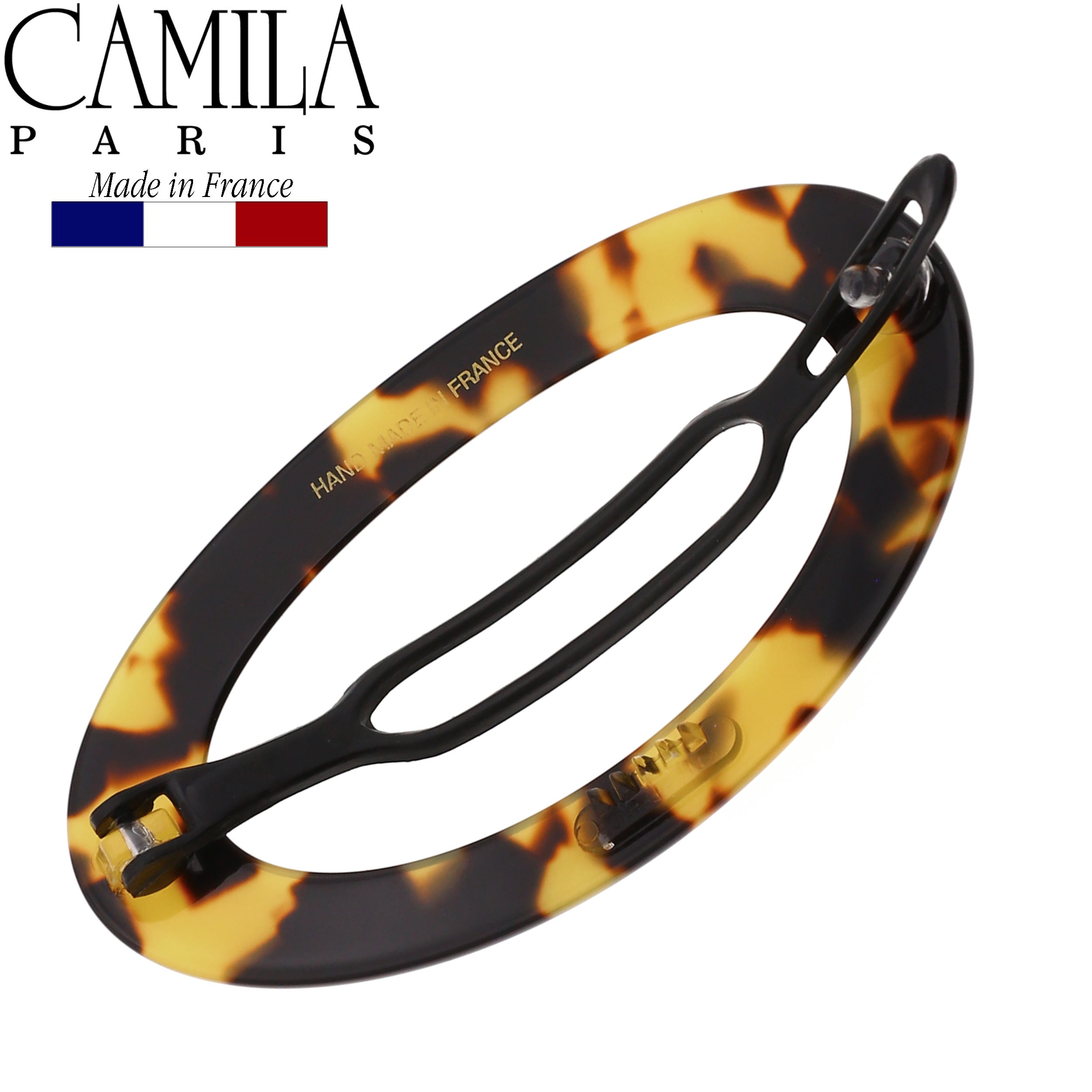 Camila Paris Metal-Free French barrette cellulose acetate handmade